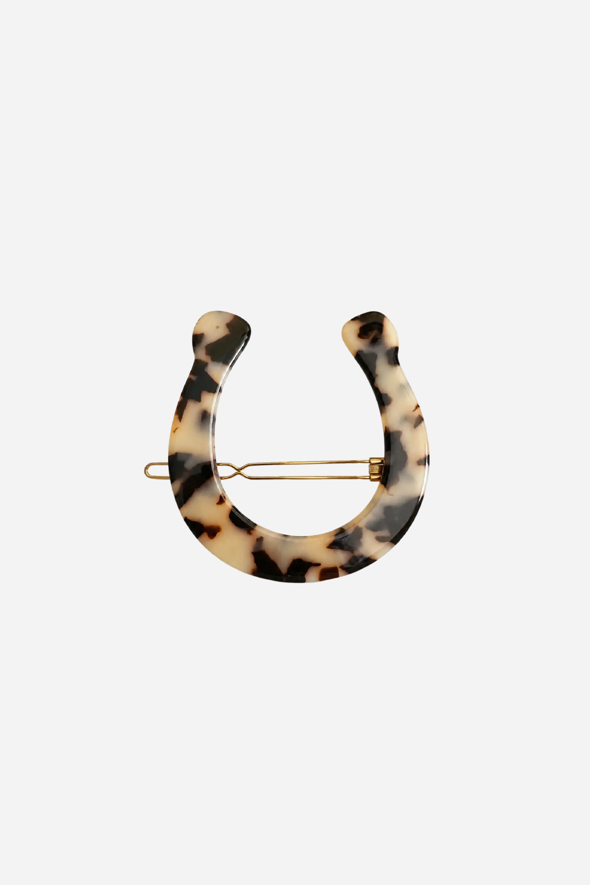 Hattie Horseshoe Hair Clip - Tortoise