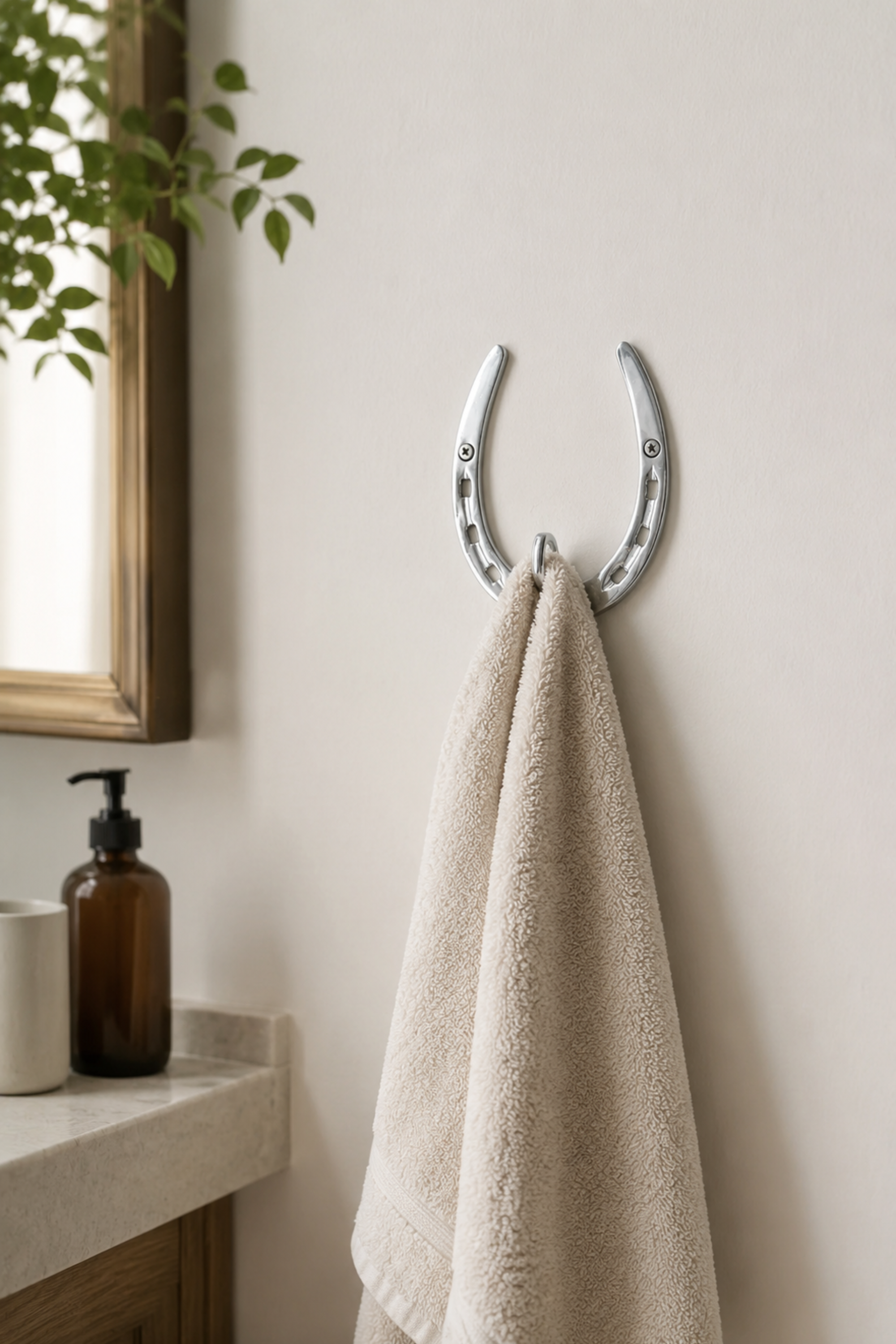 Haven Horseshoe Hook - Silver