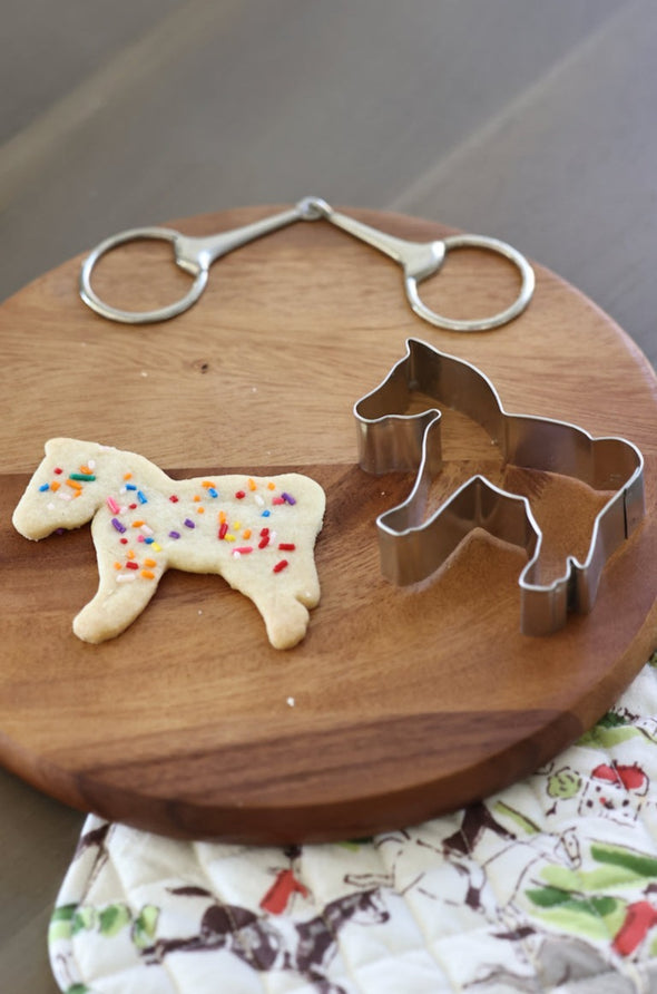 stylish equestrian horse cookie cutter