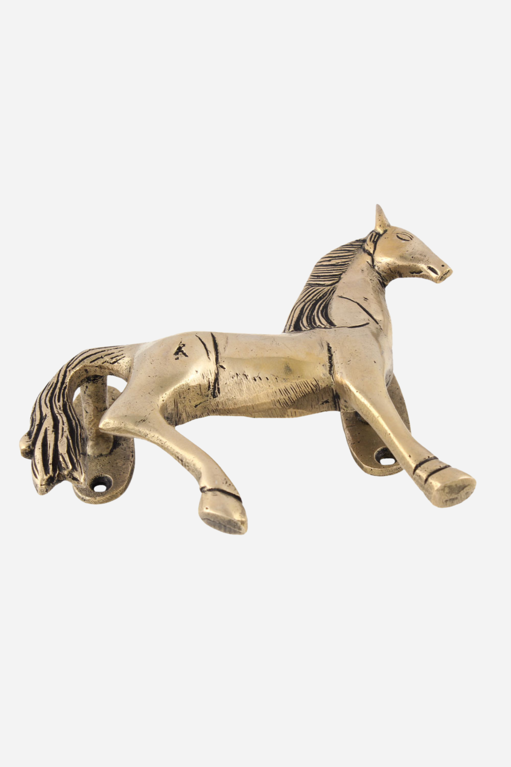 Heirloom Horse Door Handle Set