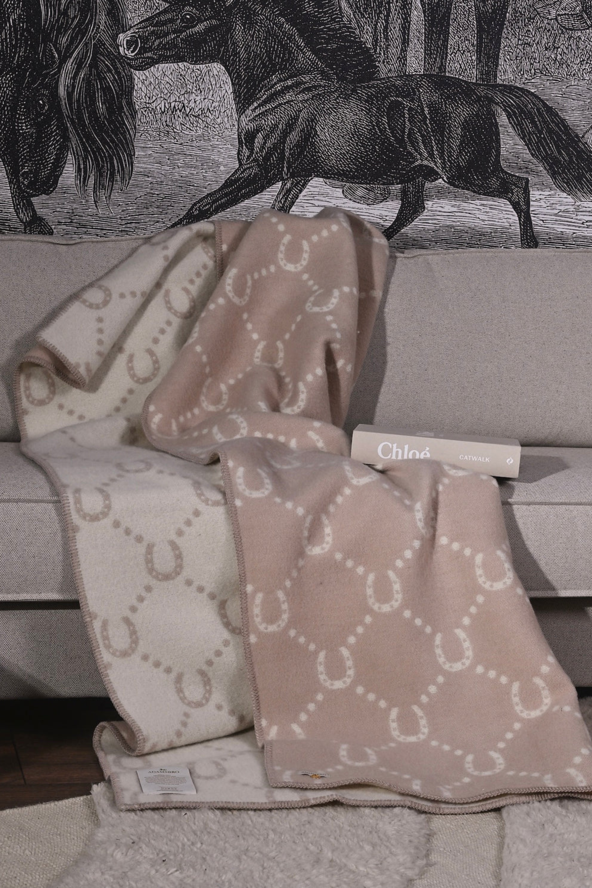 Horseshoe Merino Throw