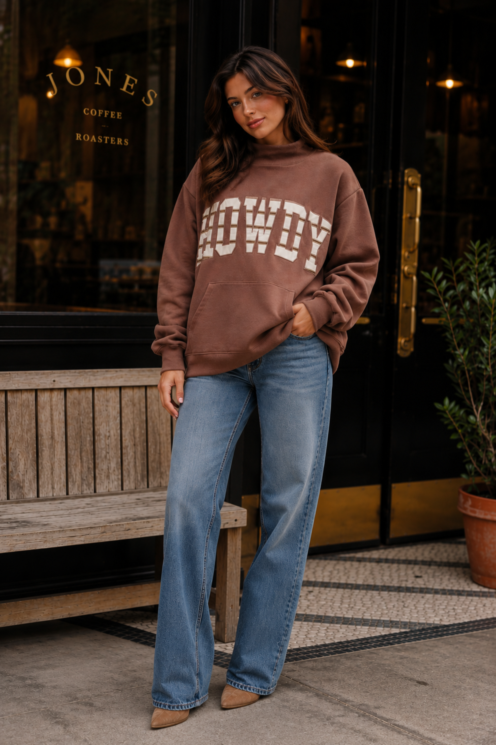 Howdy Mockneck Sweatshirt
