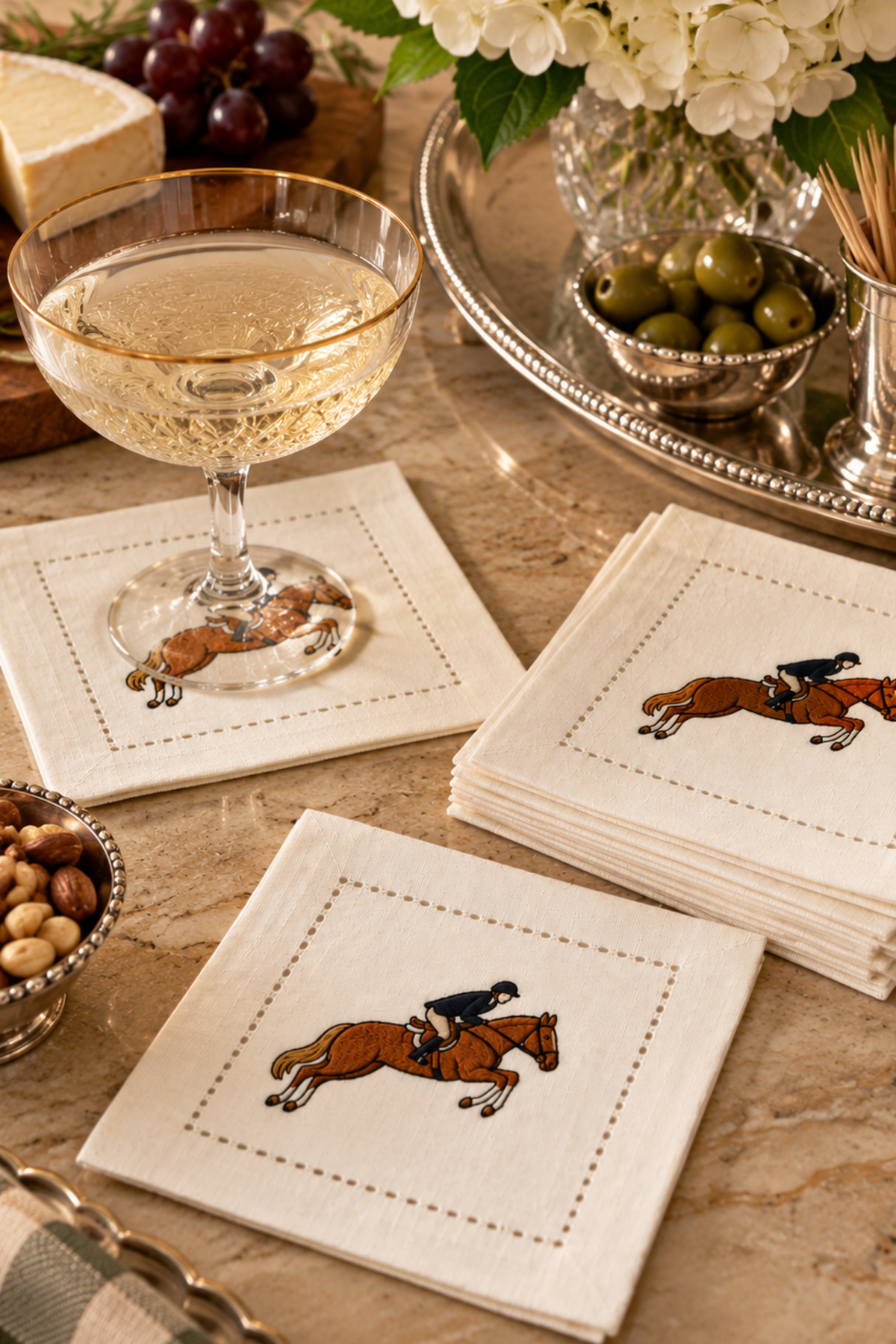 Hunter Jumper Cocktail Napkin Set