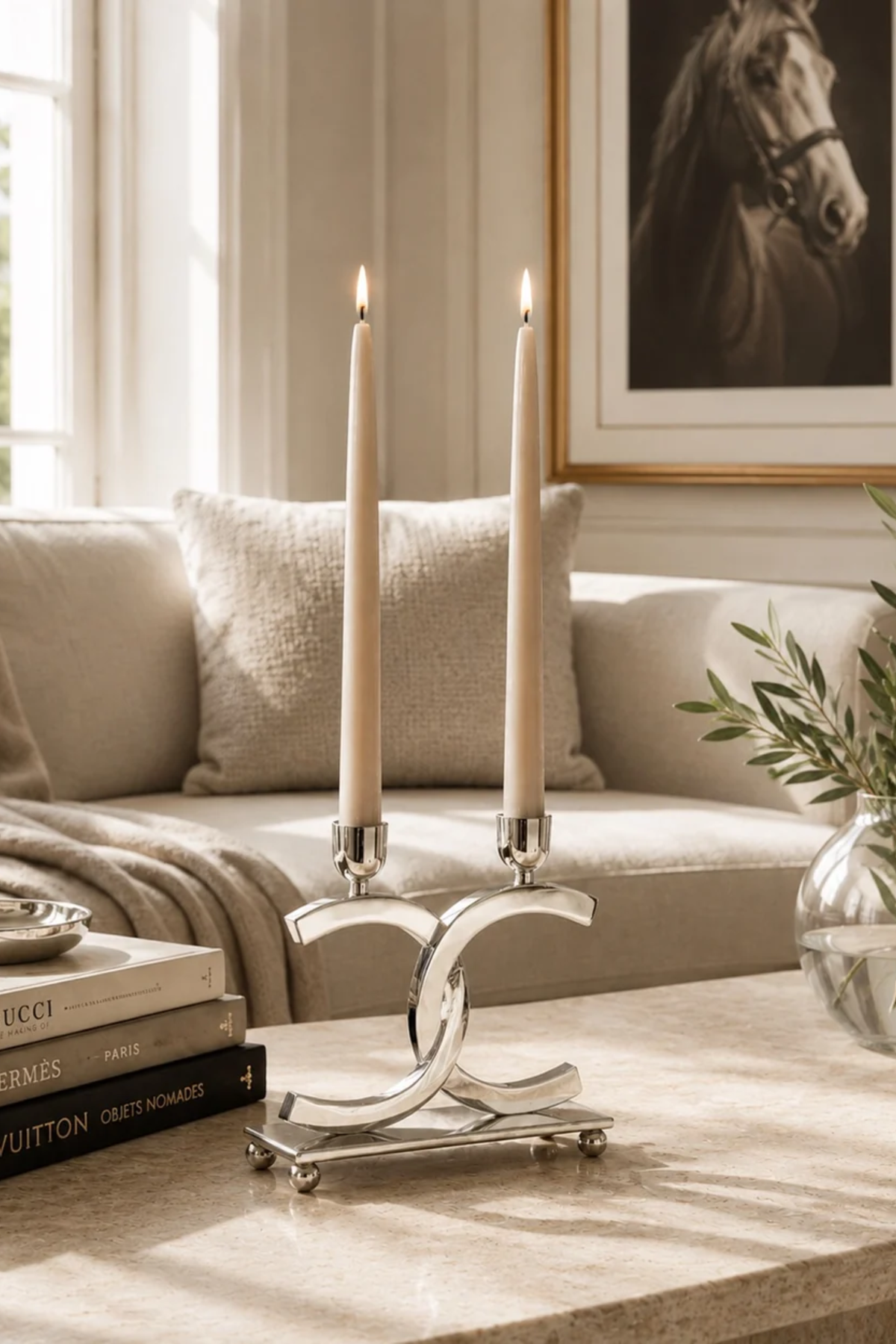 Icon Horseshoe Candle Holder