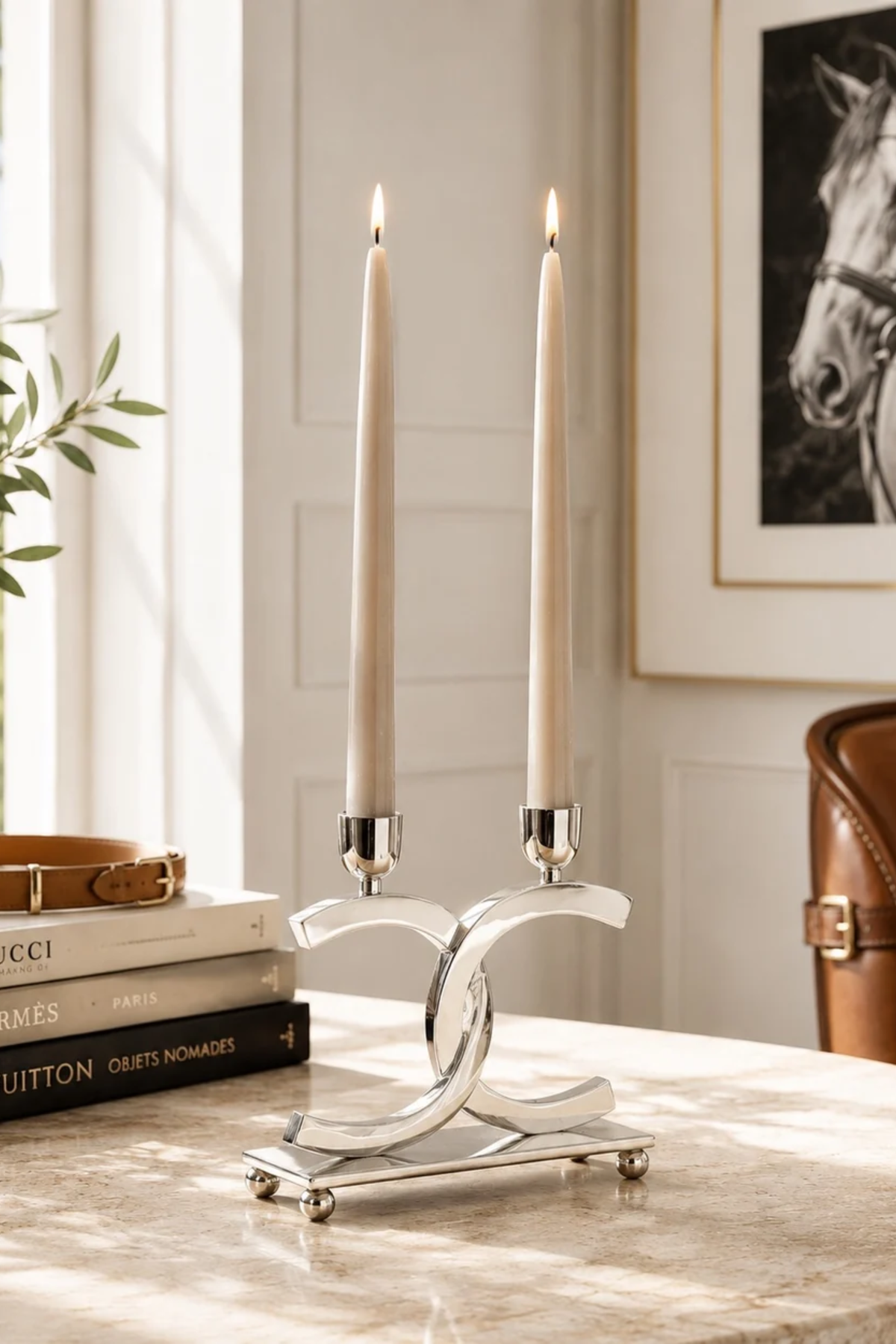 Icon Horseshoe Candle Holder