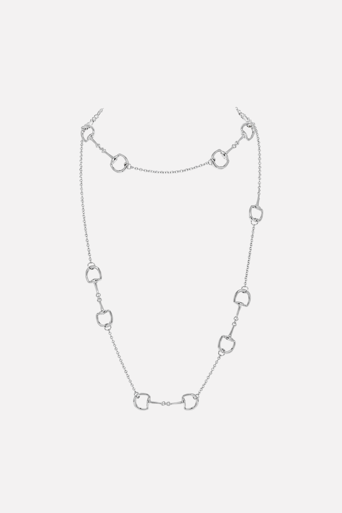 Iris Bit Necklace - Silver