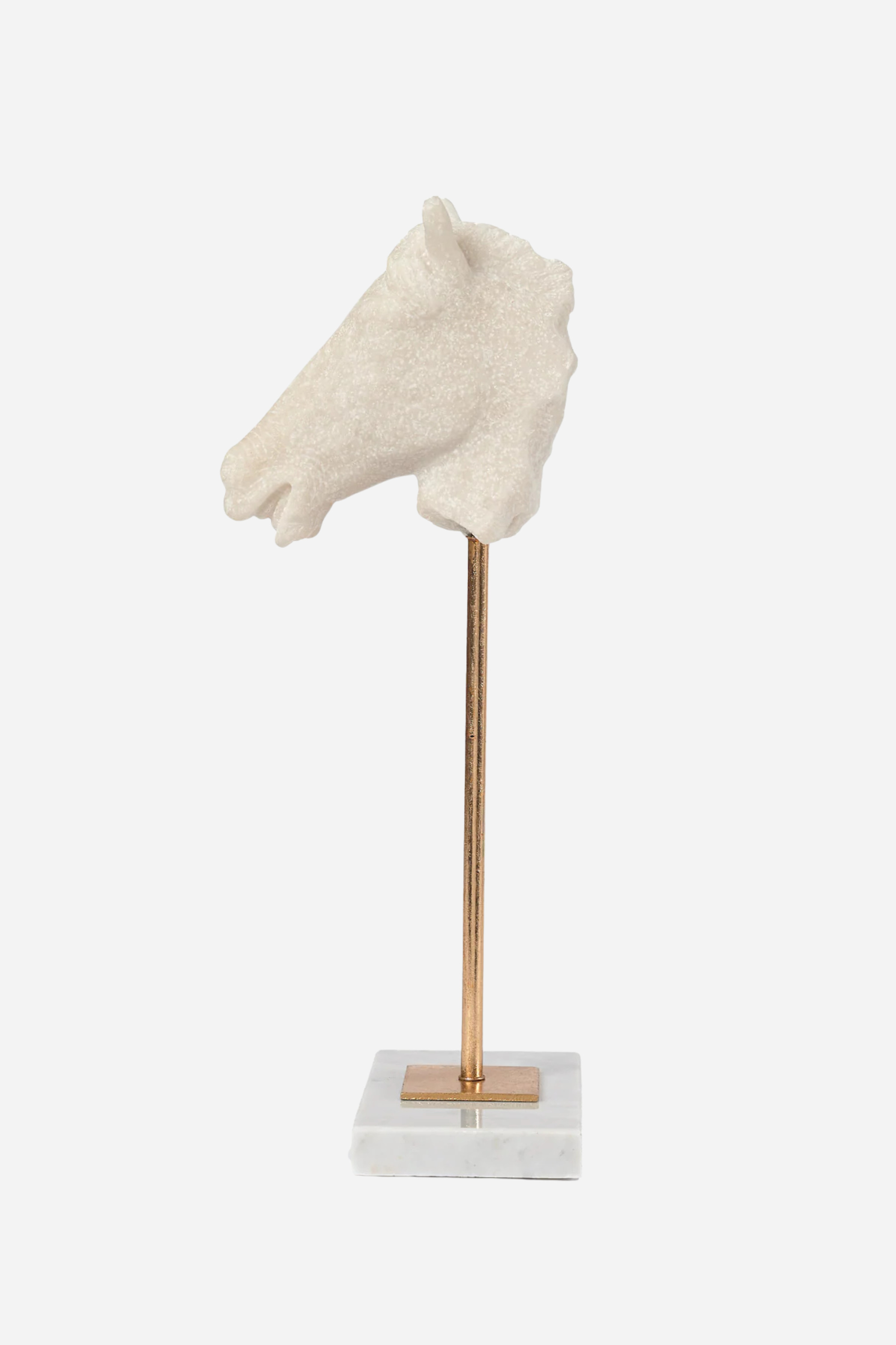Isla Marble Horse Head Accent