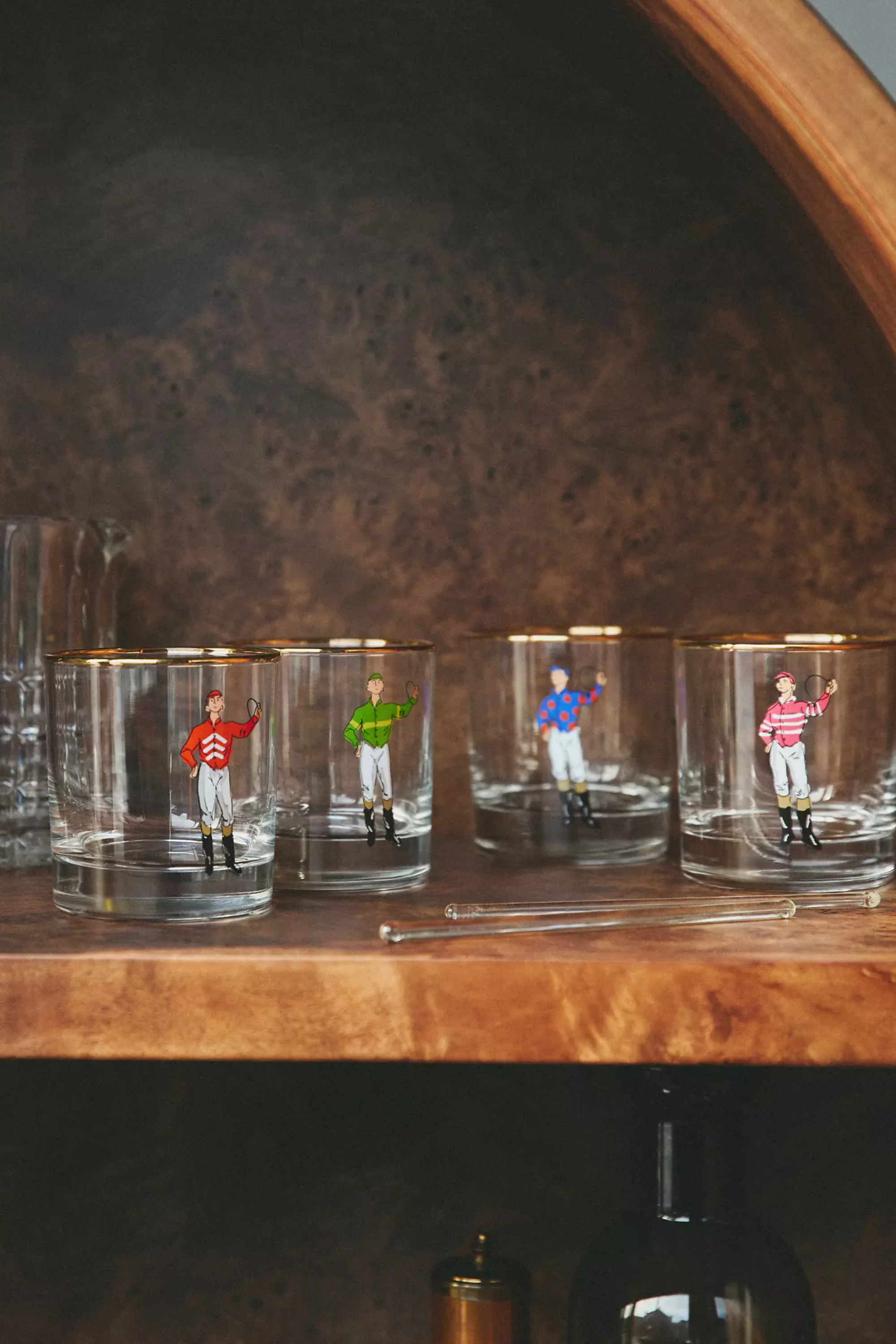 Jockey Short Drinking Glass Set