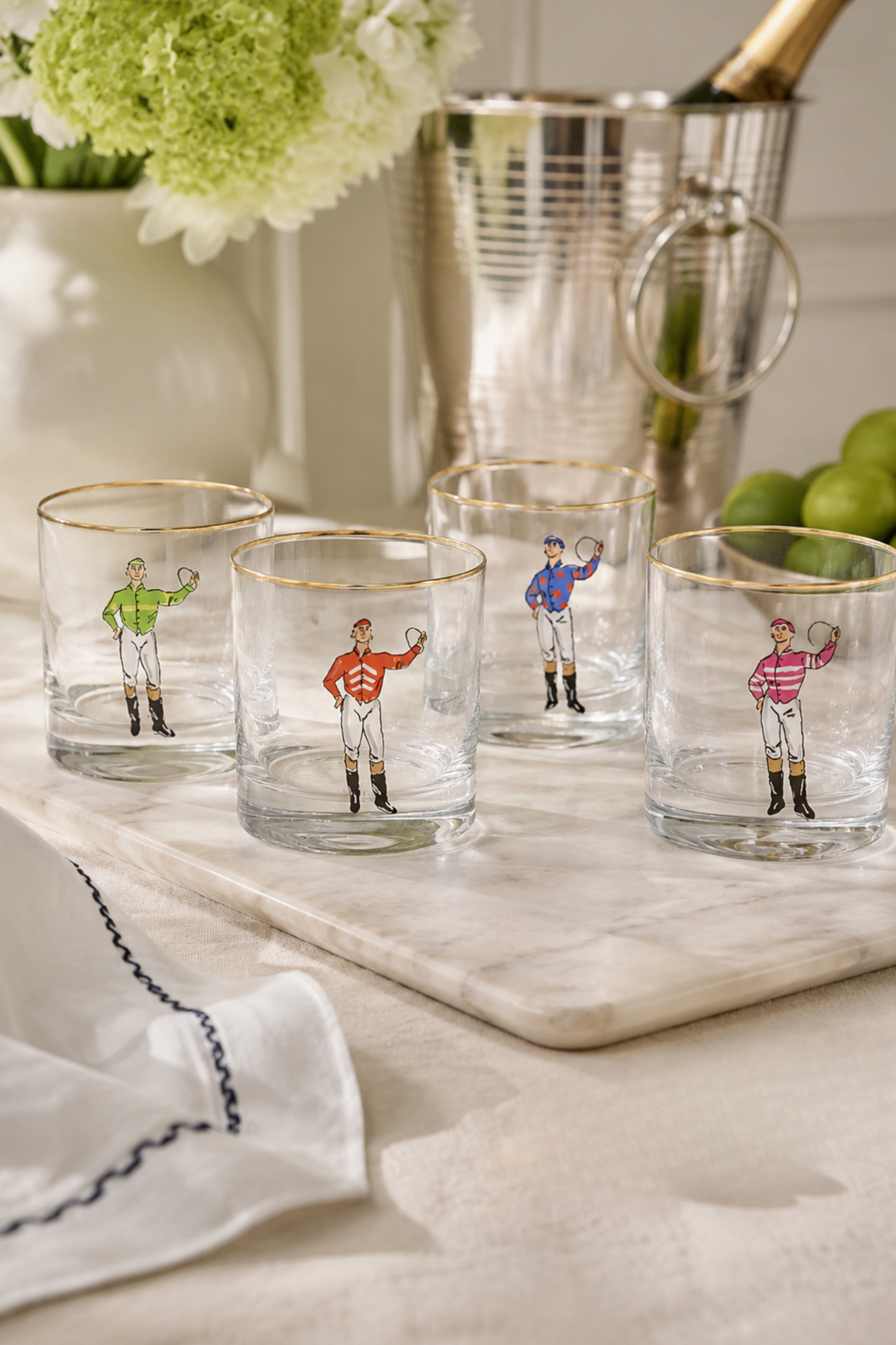 Jockey Short Drinking Glass Set