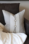 crofton living stylish equestrian jockey horse bit throw pillow