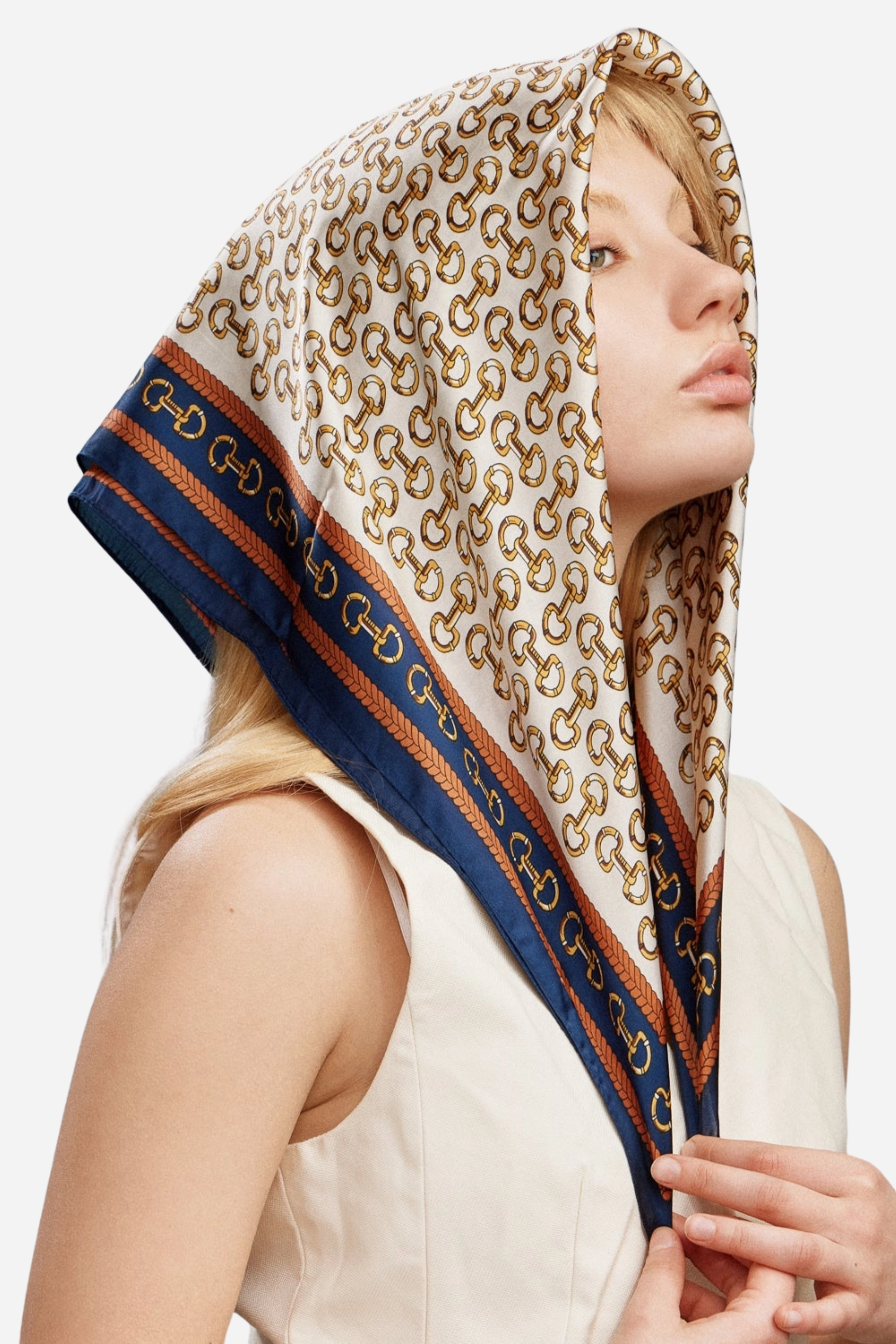 Jolie Bit Scarf - Navy