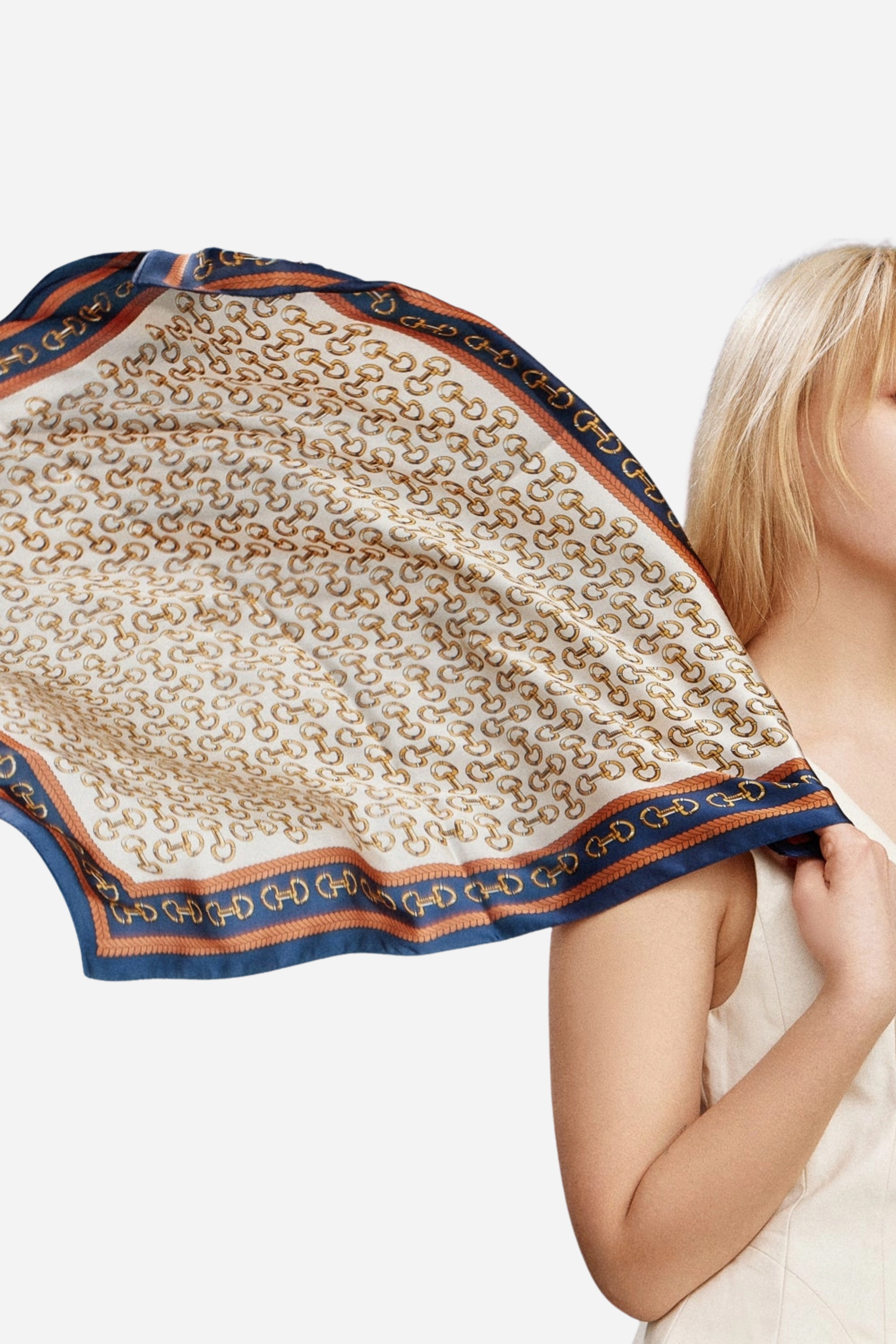 Jolie Bit Scarf - Navy