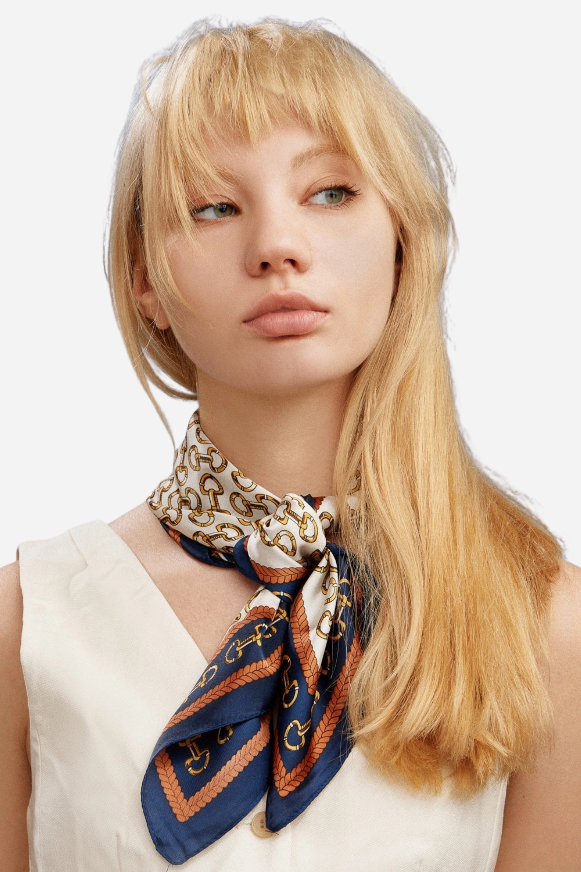 Jolie Bit Scarf - Navy