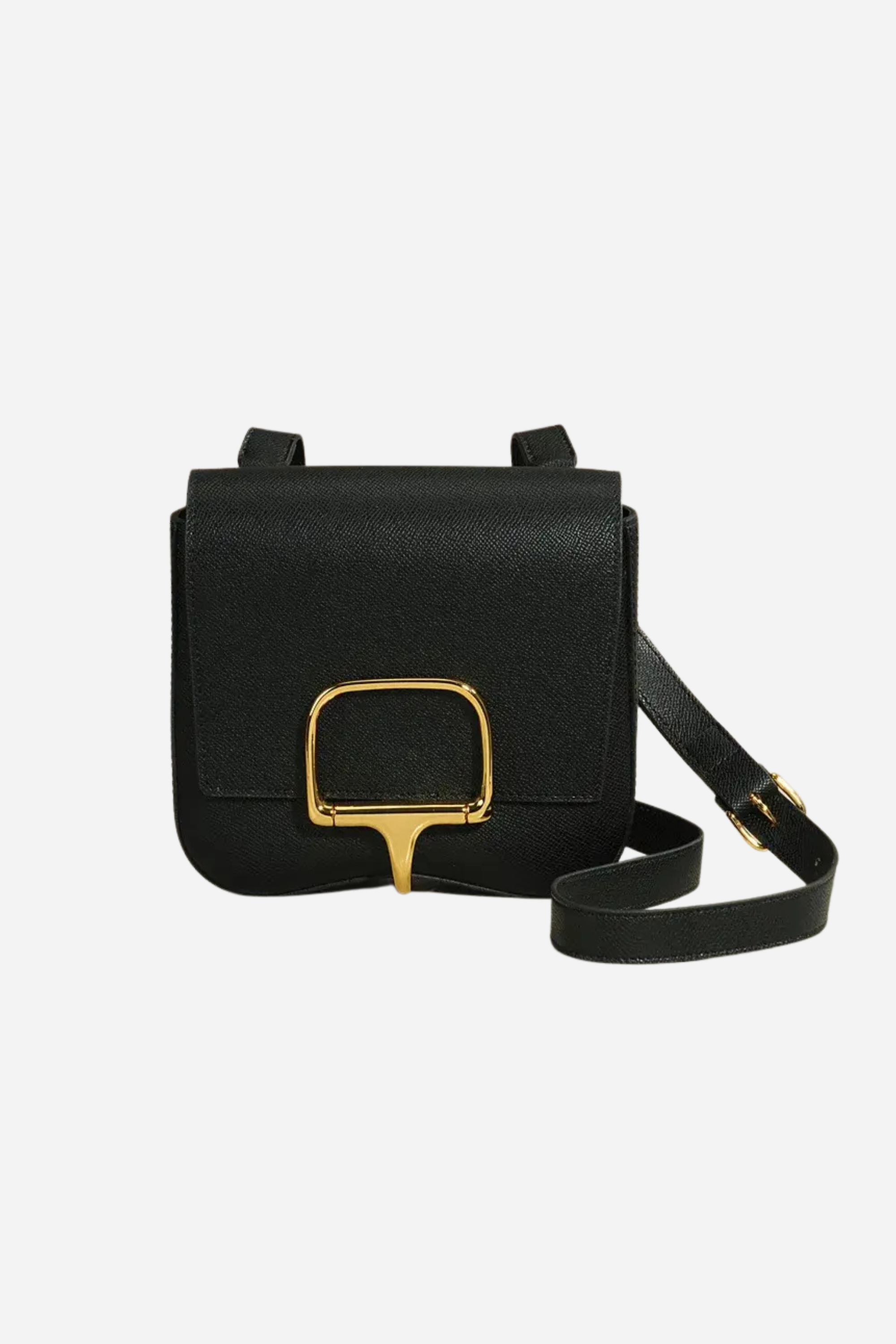 Kaley Leather Crossbody Bag - Black