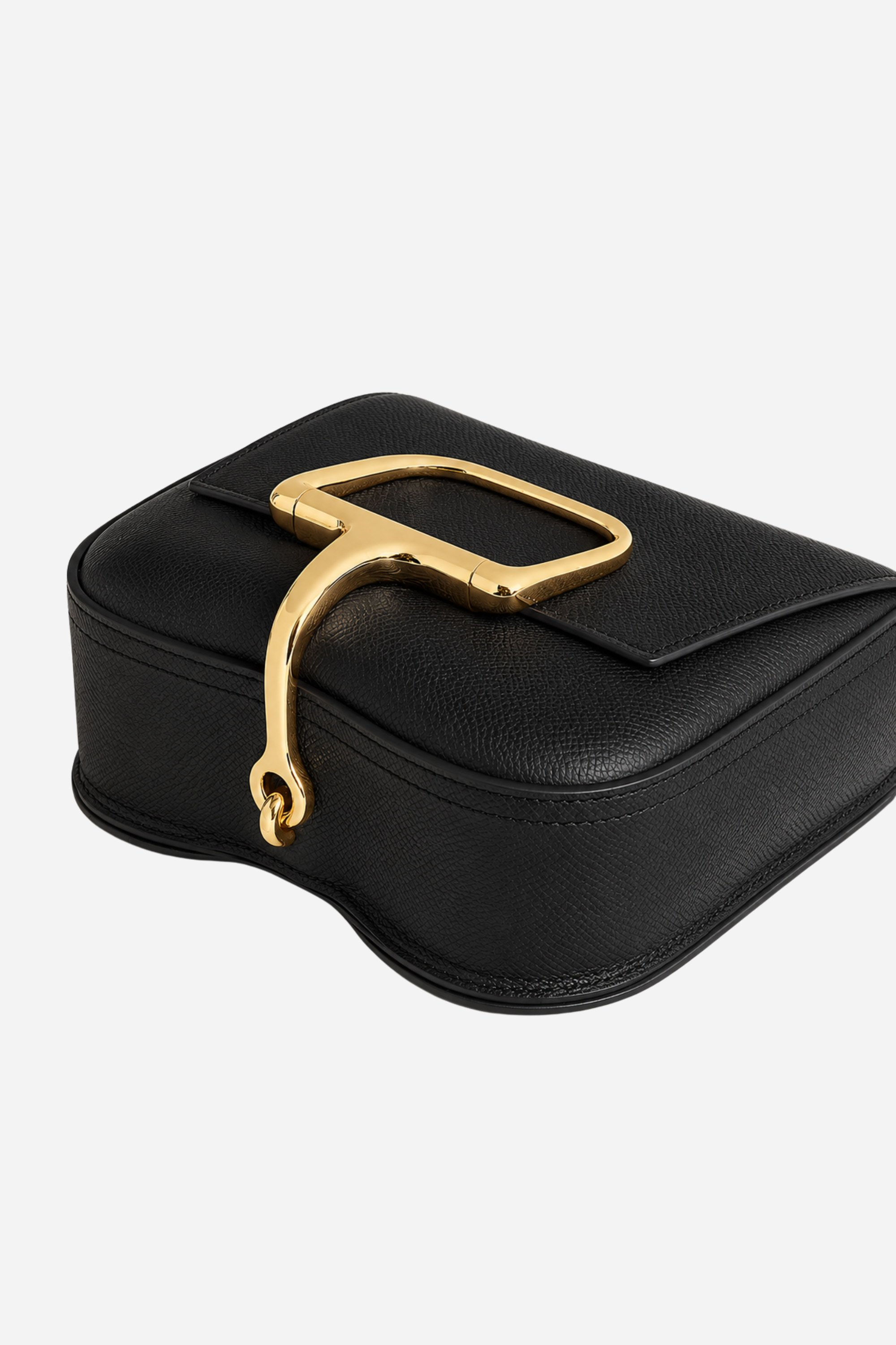 Kaley Leather Crossbody Bag - Black