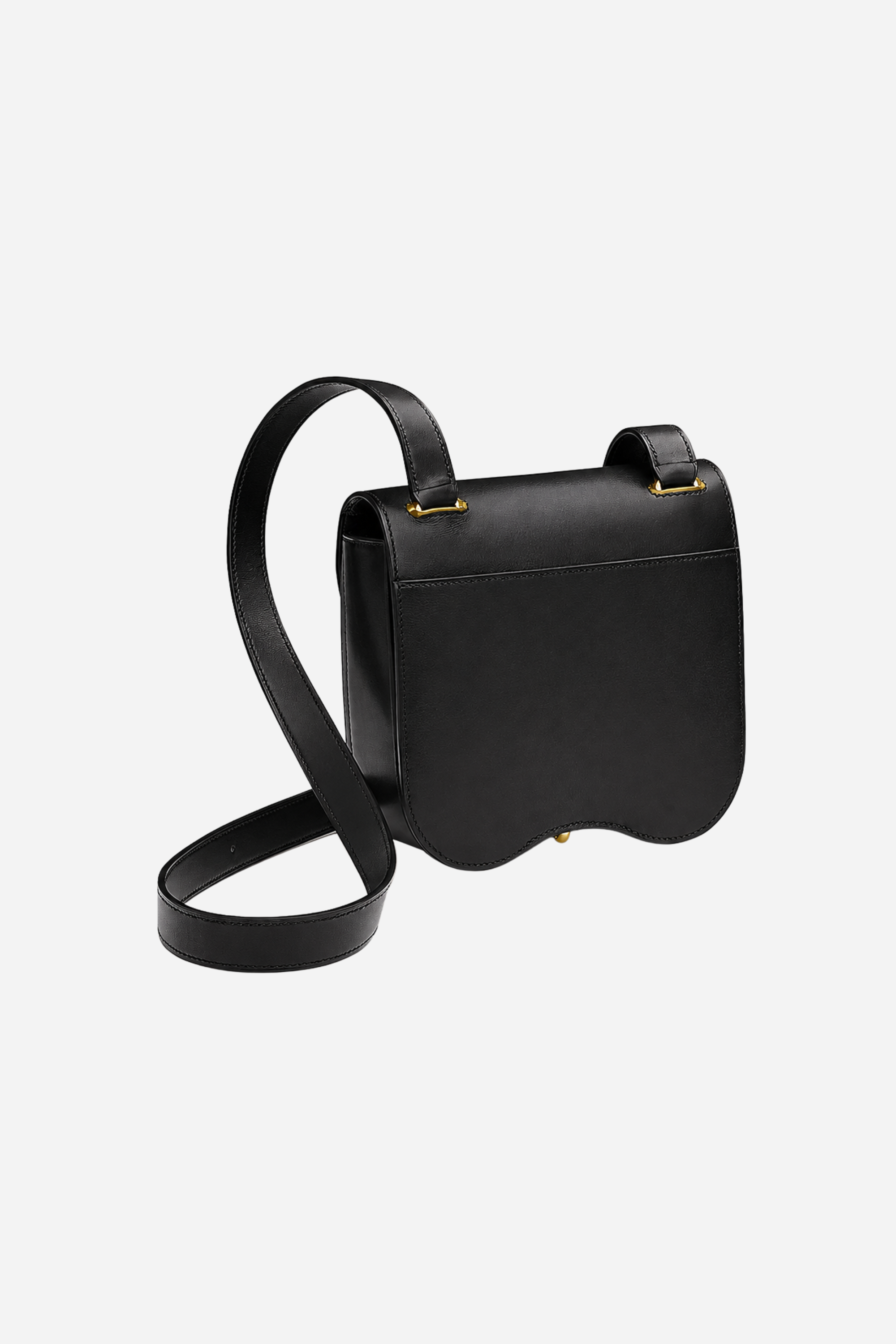 Kaley Leather Crossbody Bag - Black
