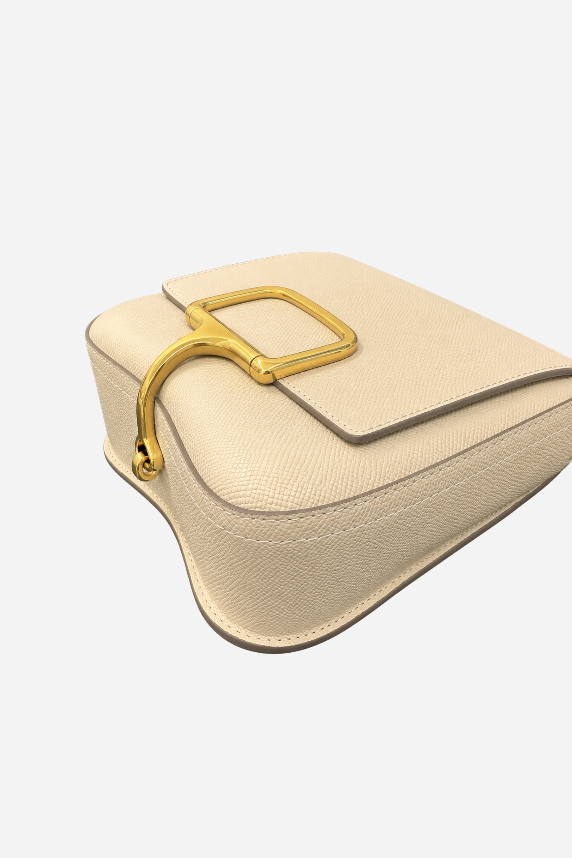 Kaley Leather Crossbody Bag - Oatmilk