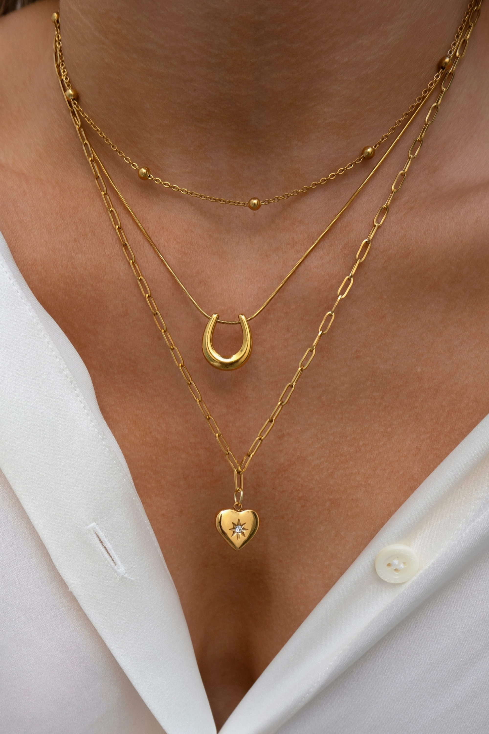 Kelsey Horseshoe Necklace
