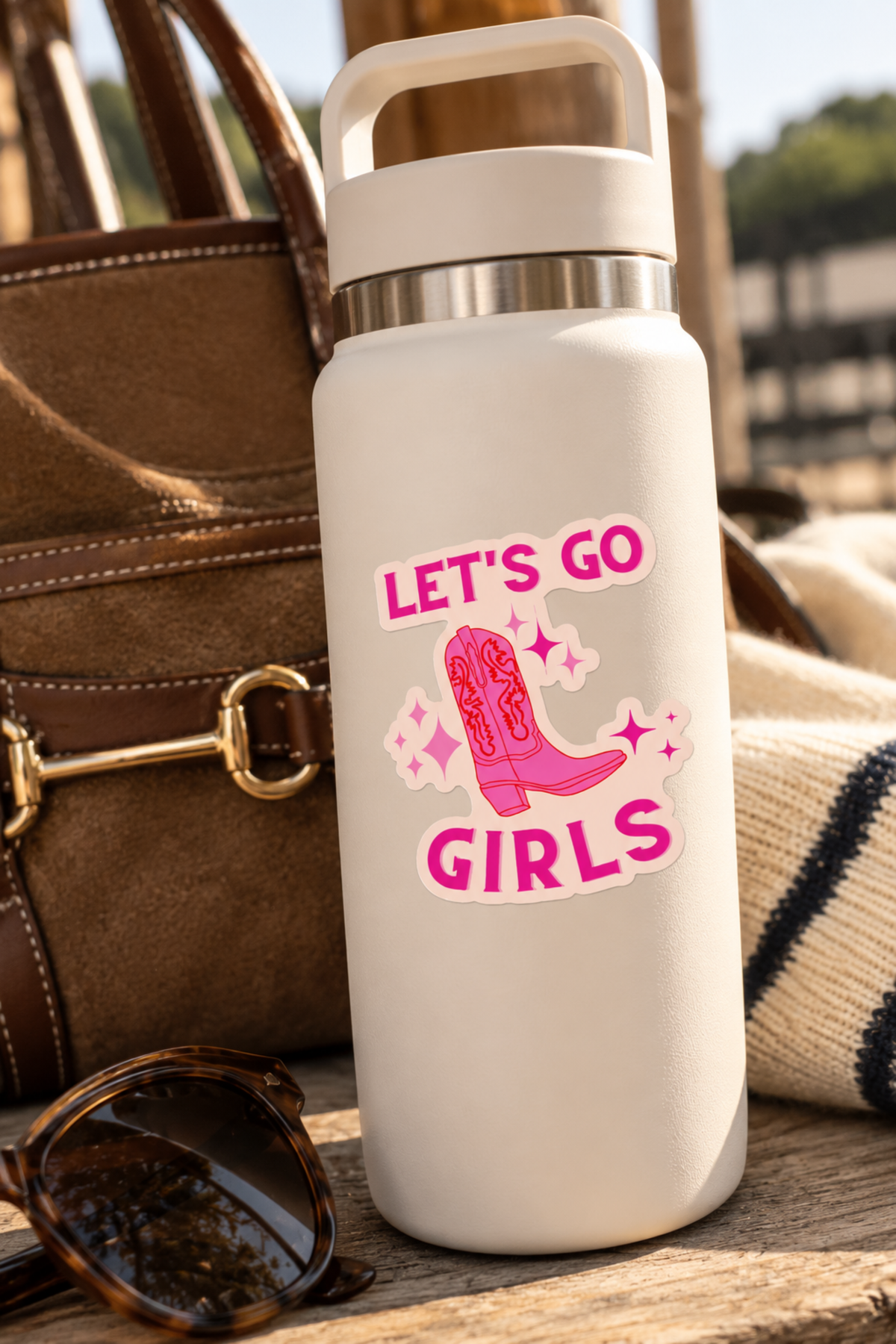Let's Go Girls Sticker