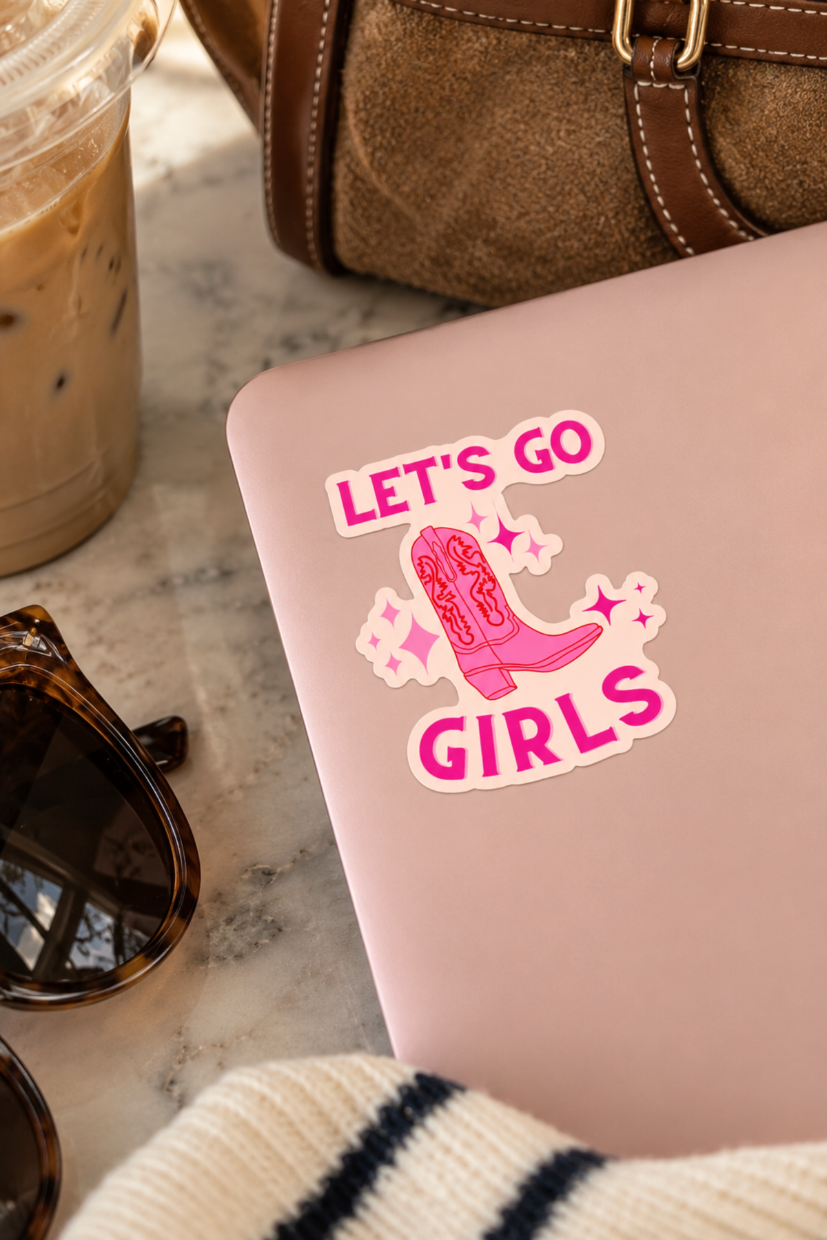 Let's Go Girls Sticker