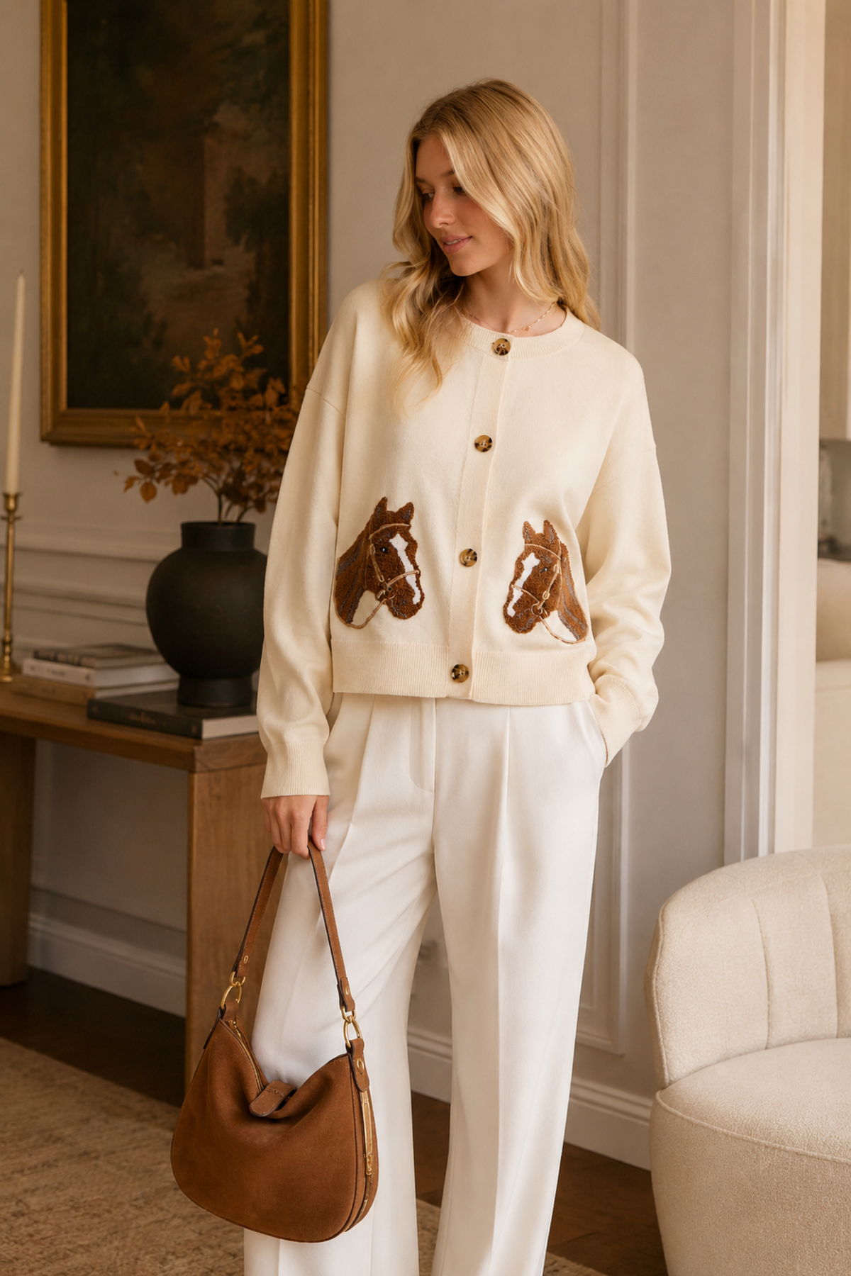 Lexington Horse Cardigan