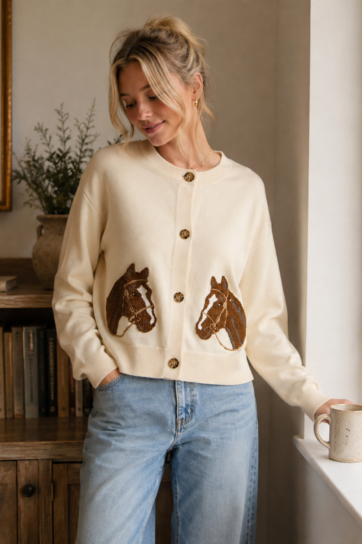 Lexington Horse Cardigan