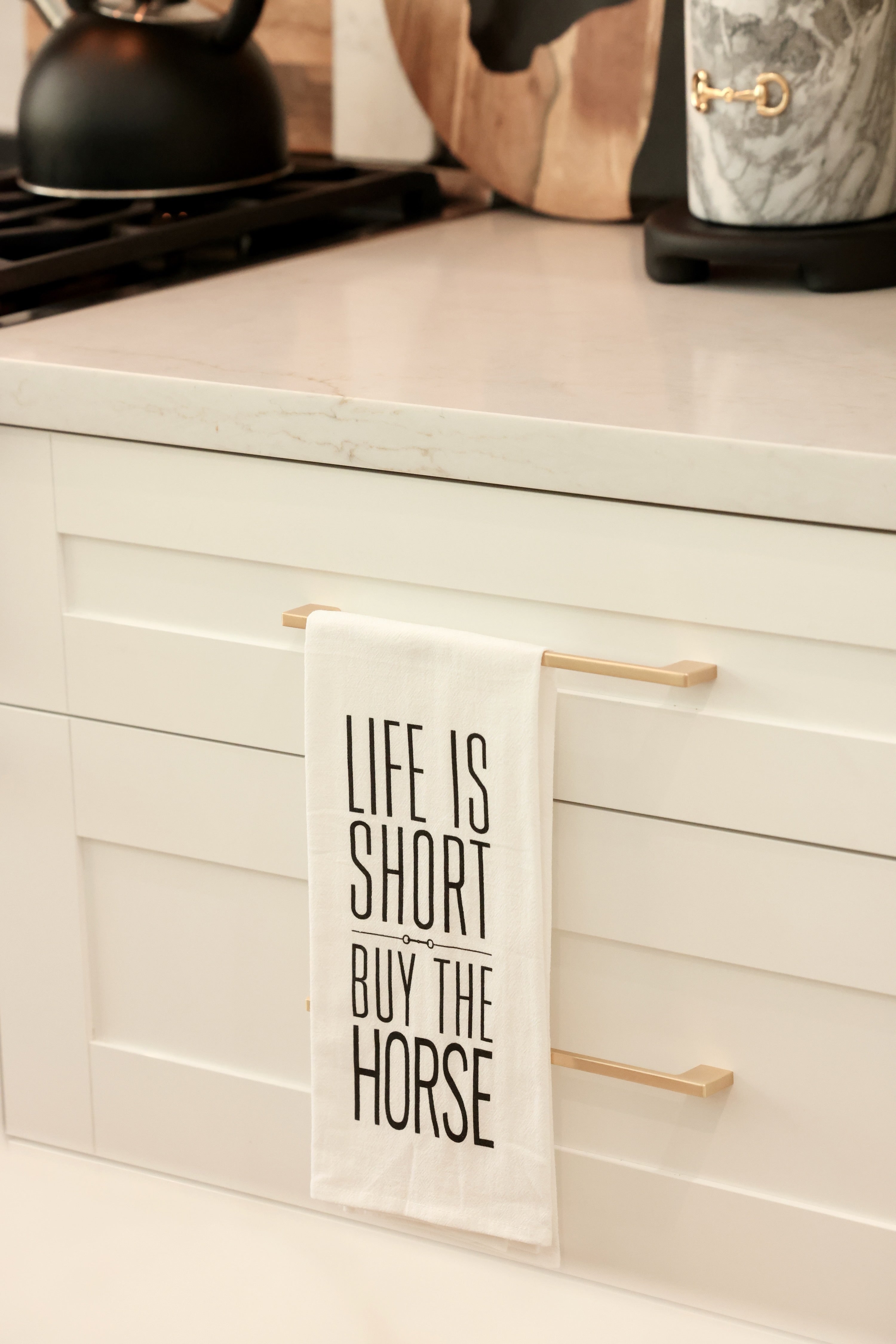 Wildwood Landing Life Is Short, Buy The Horse Hand Towel