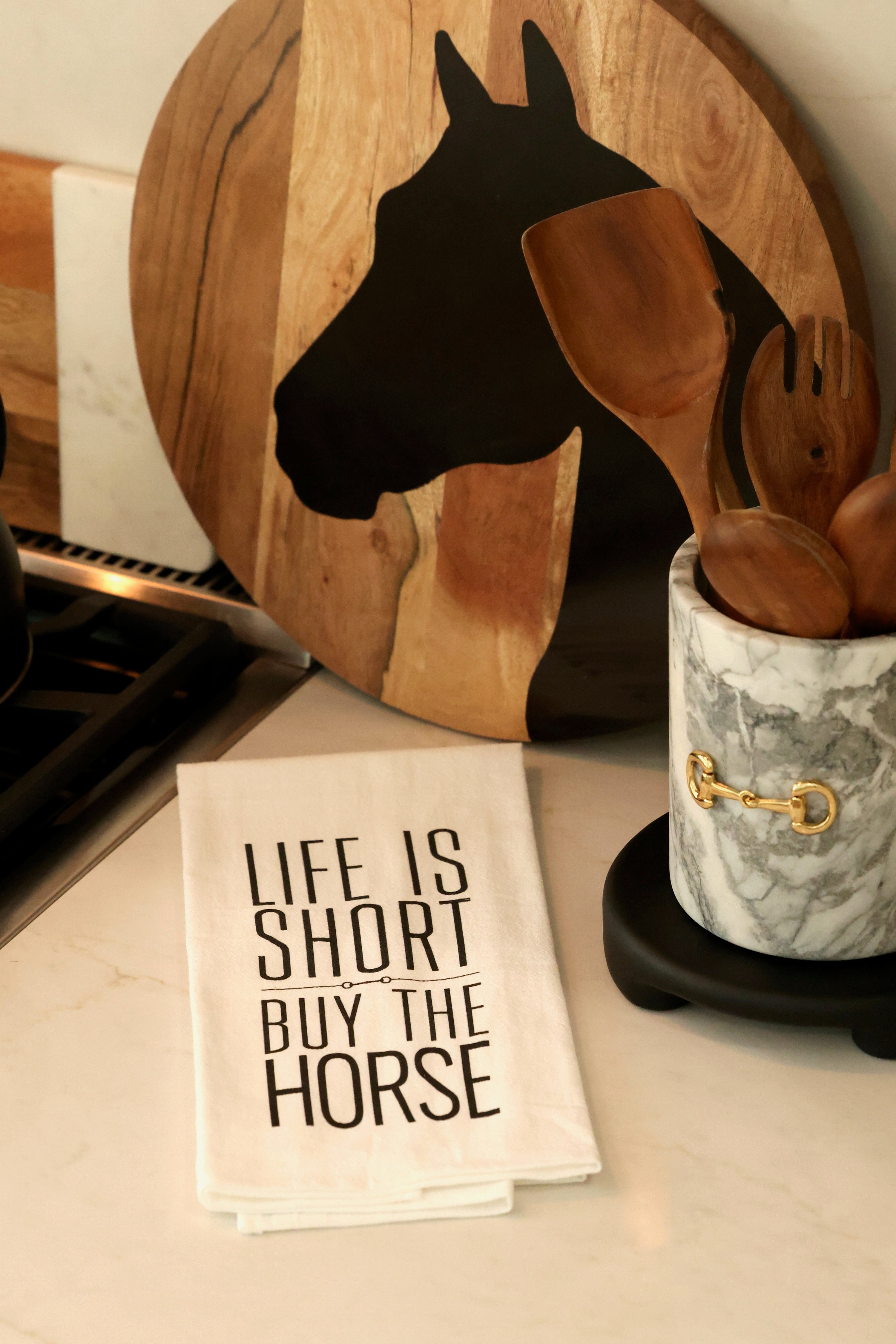 Wildwood Landing Life Is Short, Buy The Horse Hand Towel