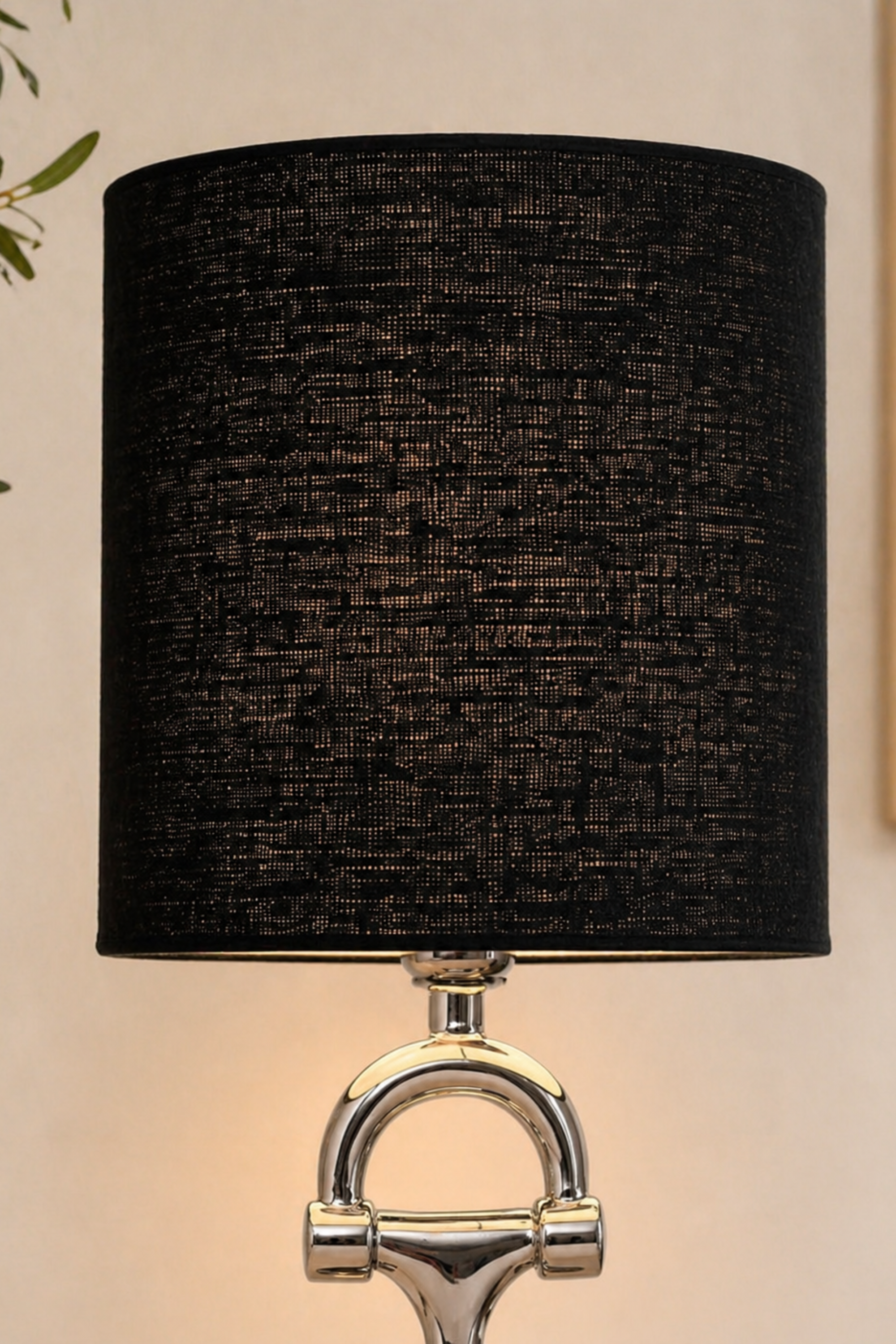 Linen Lampshade - Black