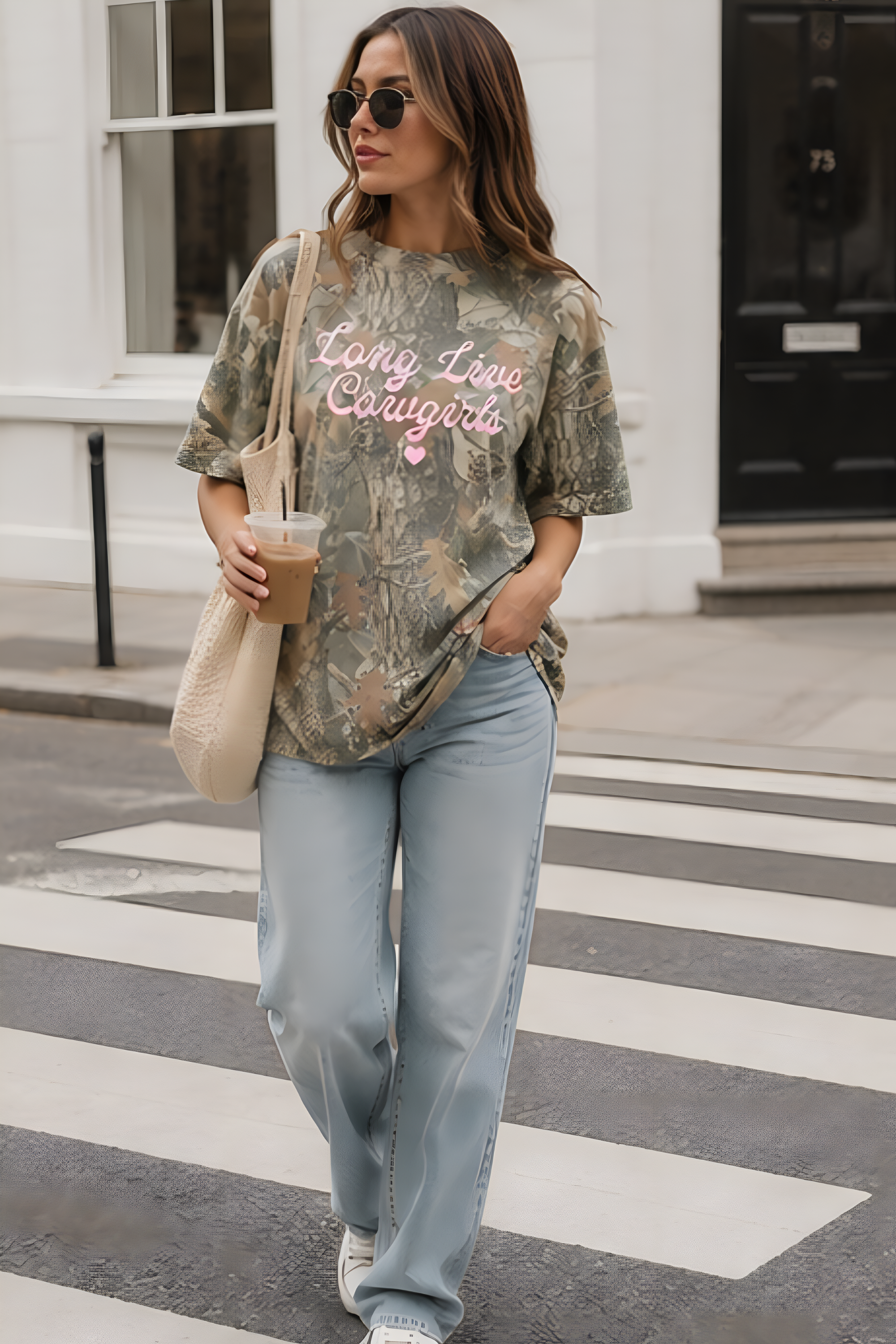 Long Live Cowgirls Camo Tee