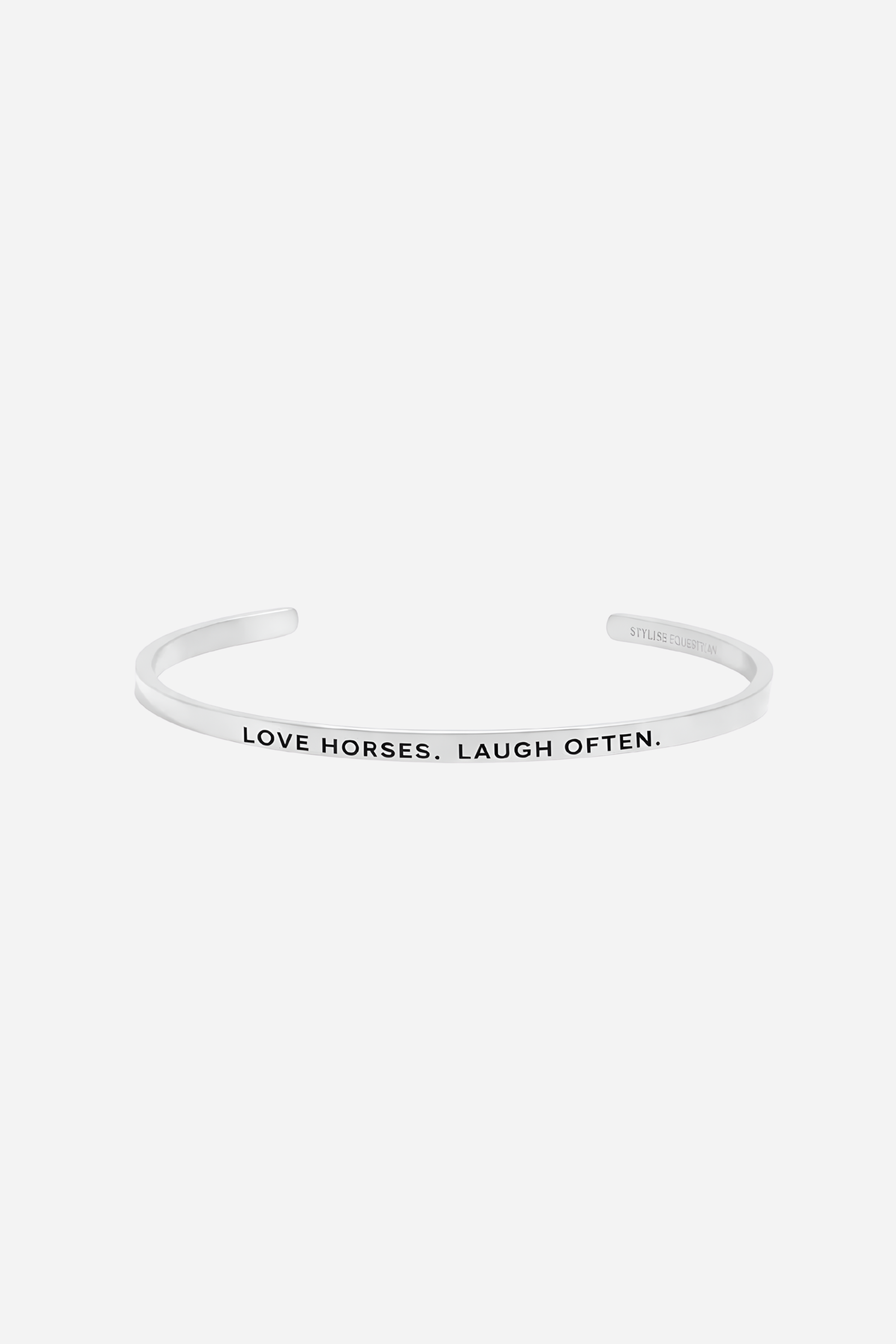 Love Horses Laugh Often Bangle