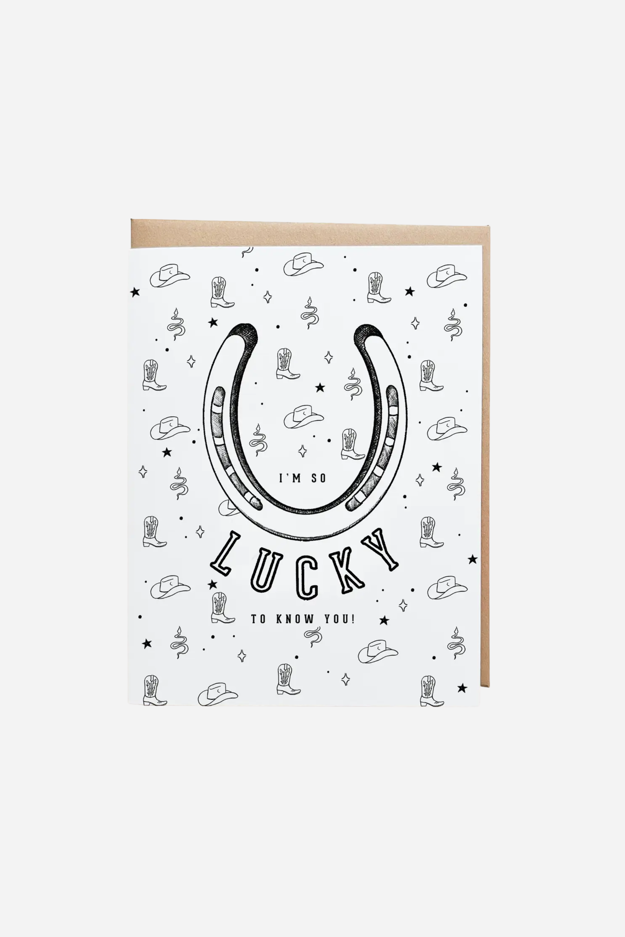 Lucky To Know You Card