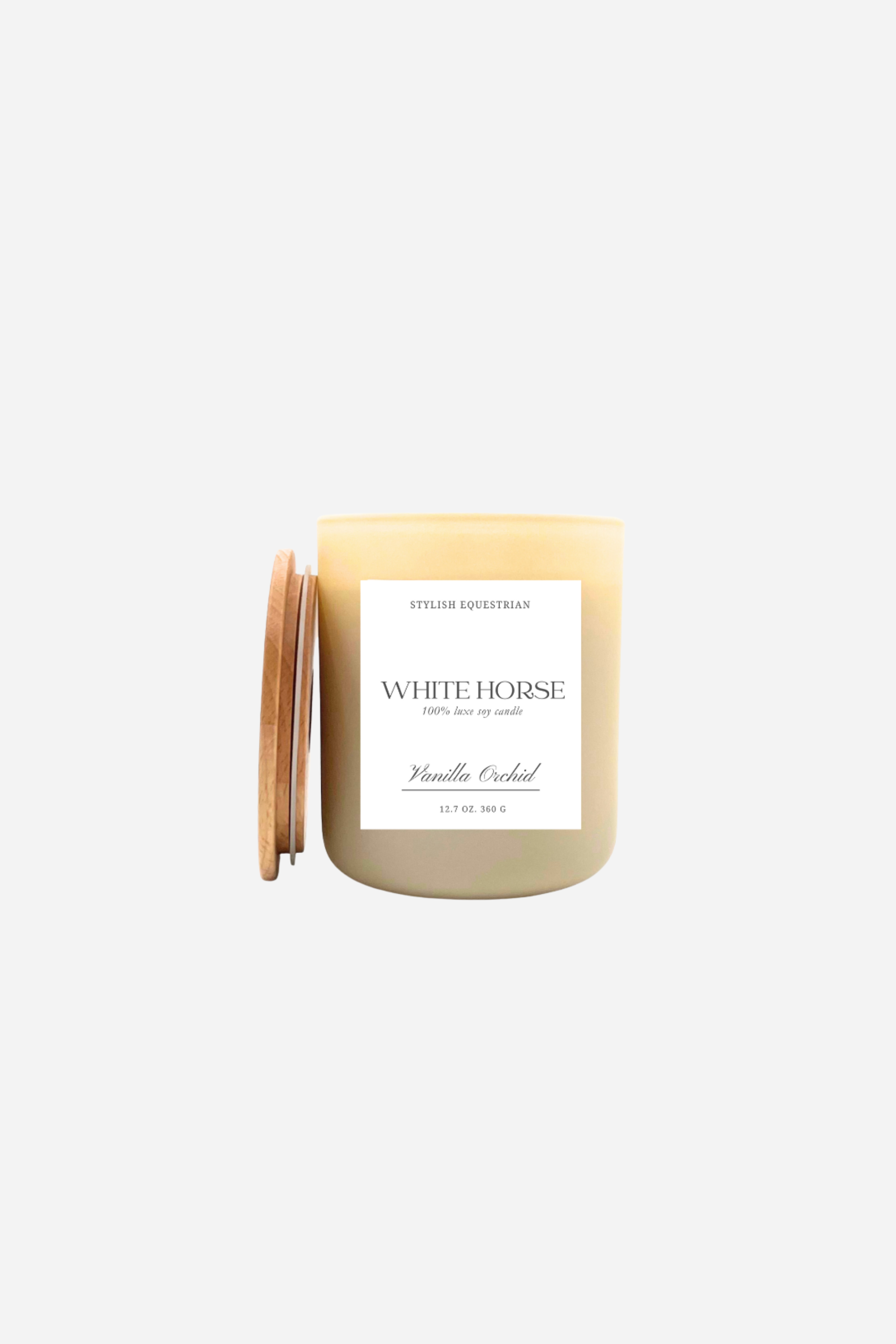 Luxe Signature Candle - White Horse