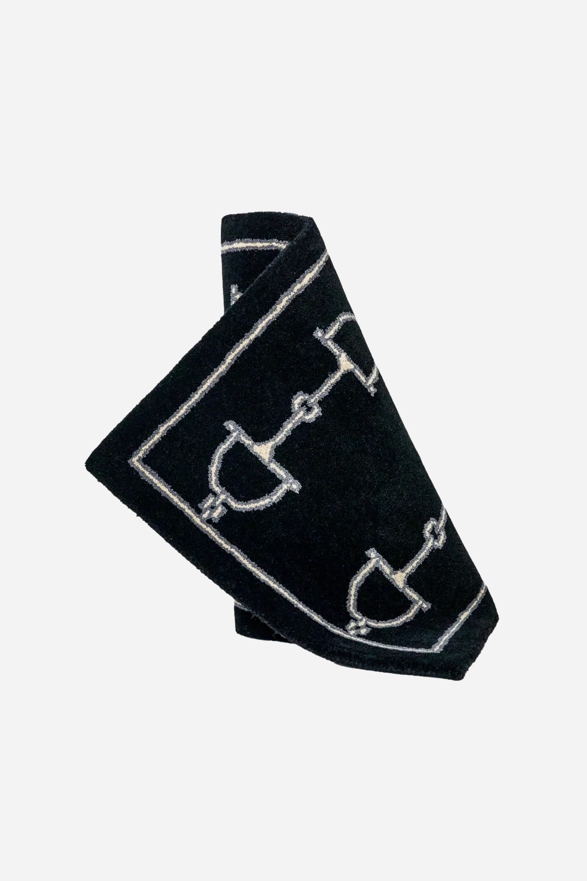 Luxor D-Ring Rug - Midnight