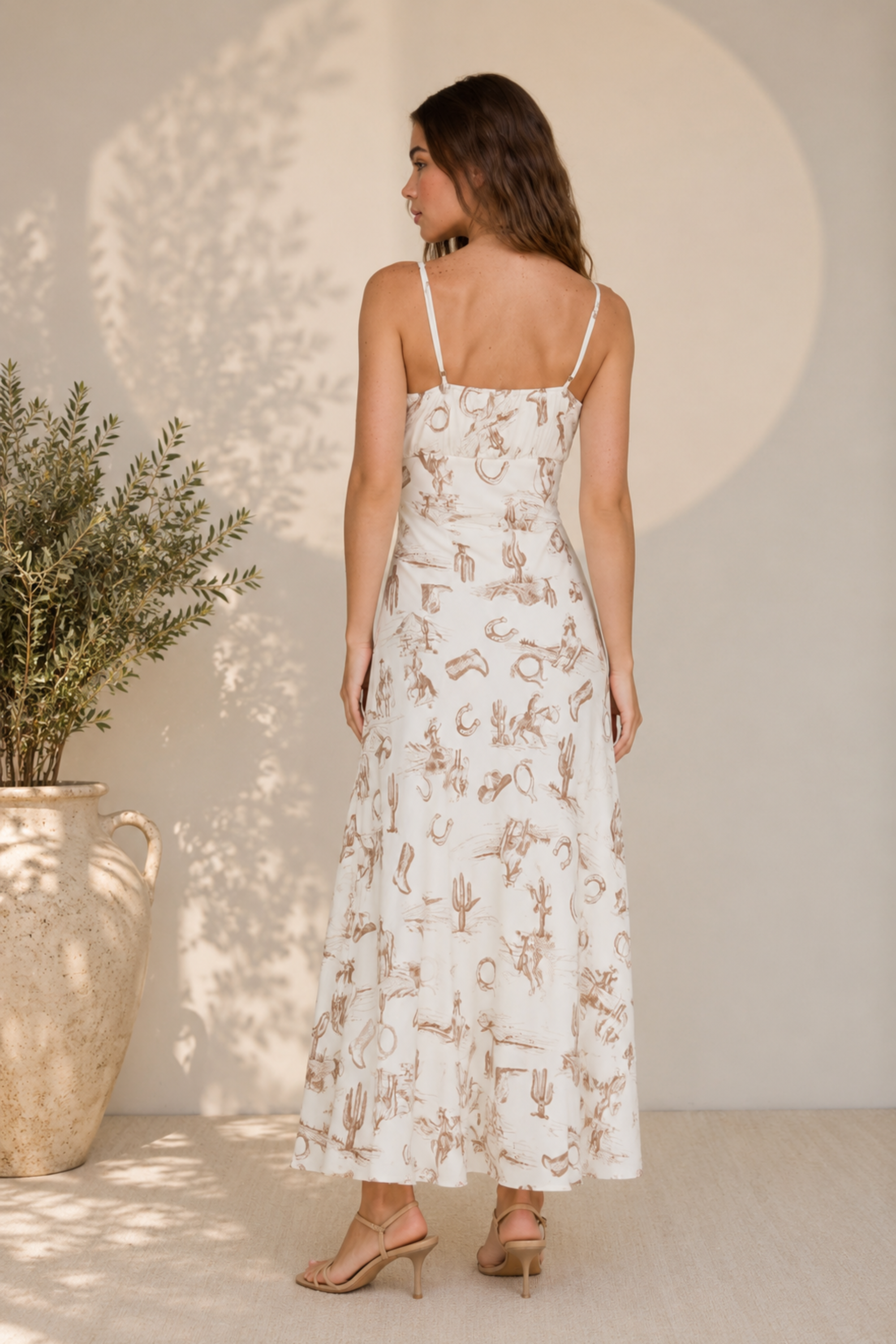Mae Western Midi Dress