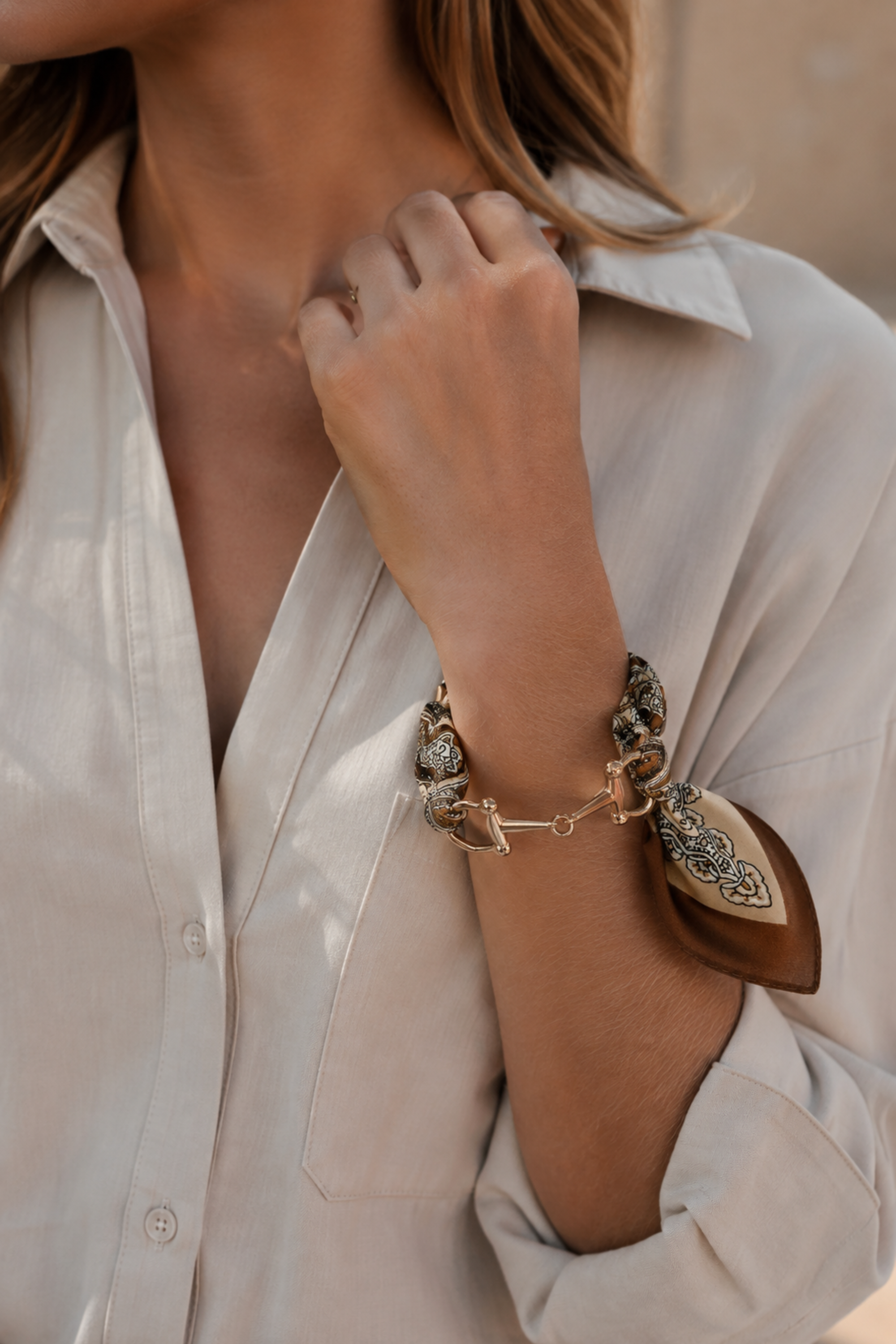 Margaux Scarf Bit Bracelet
