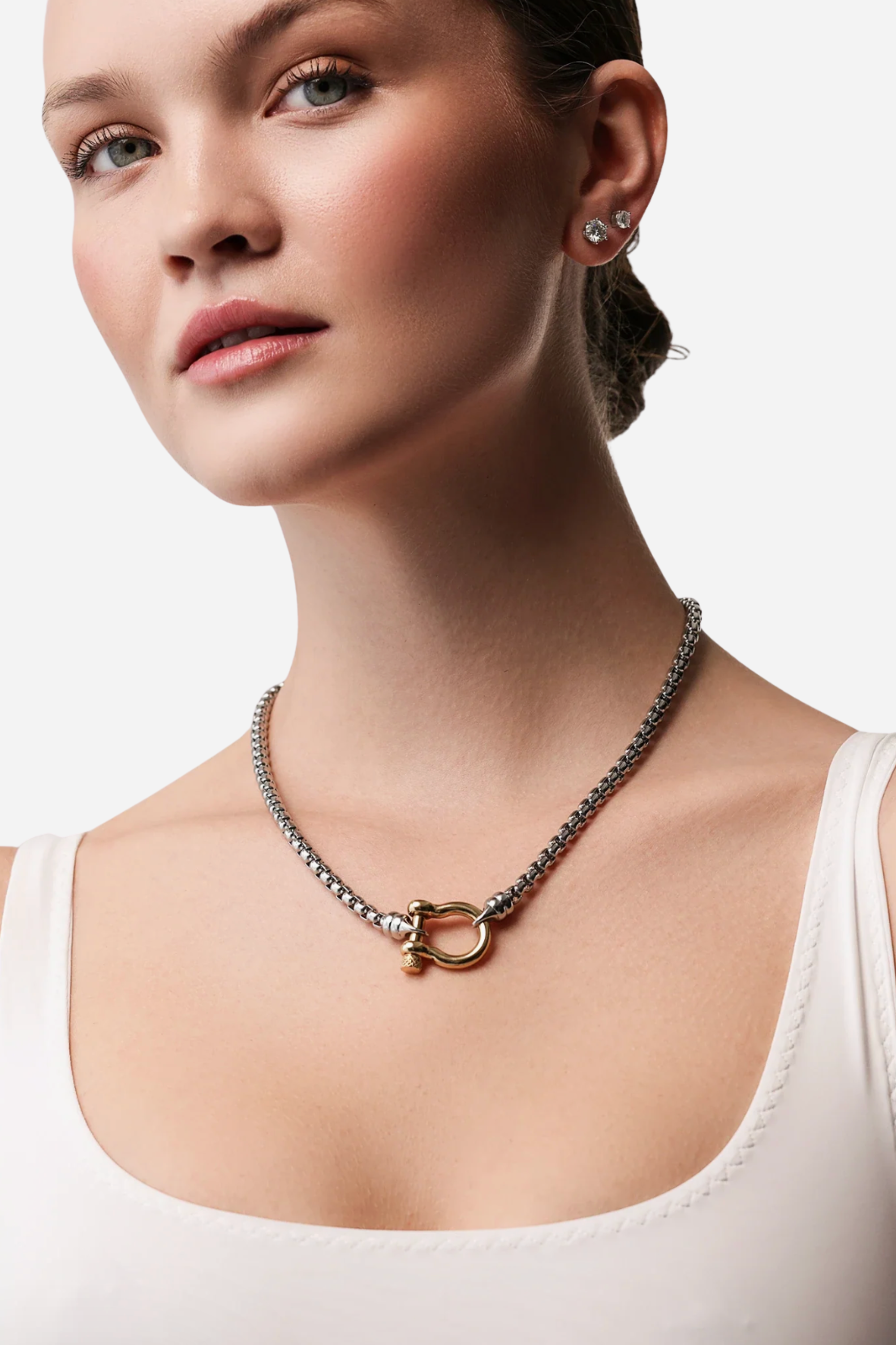 Mixed Herradura Necklace - Gold