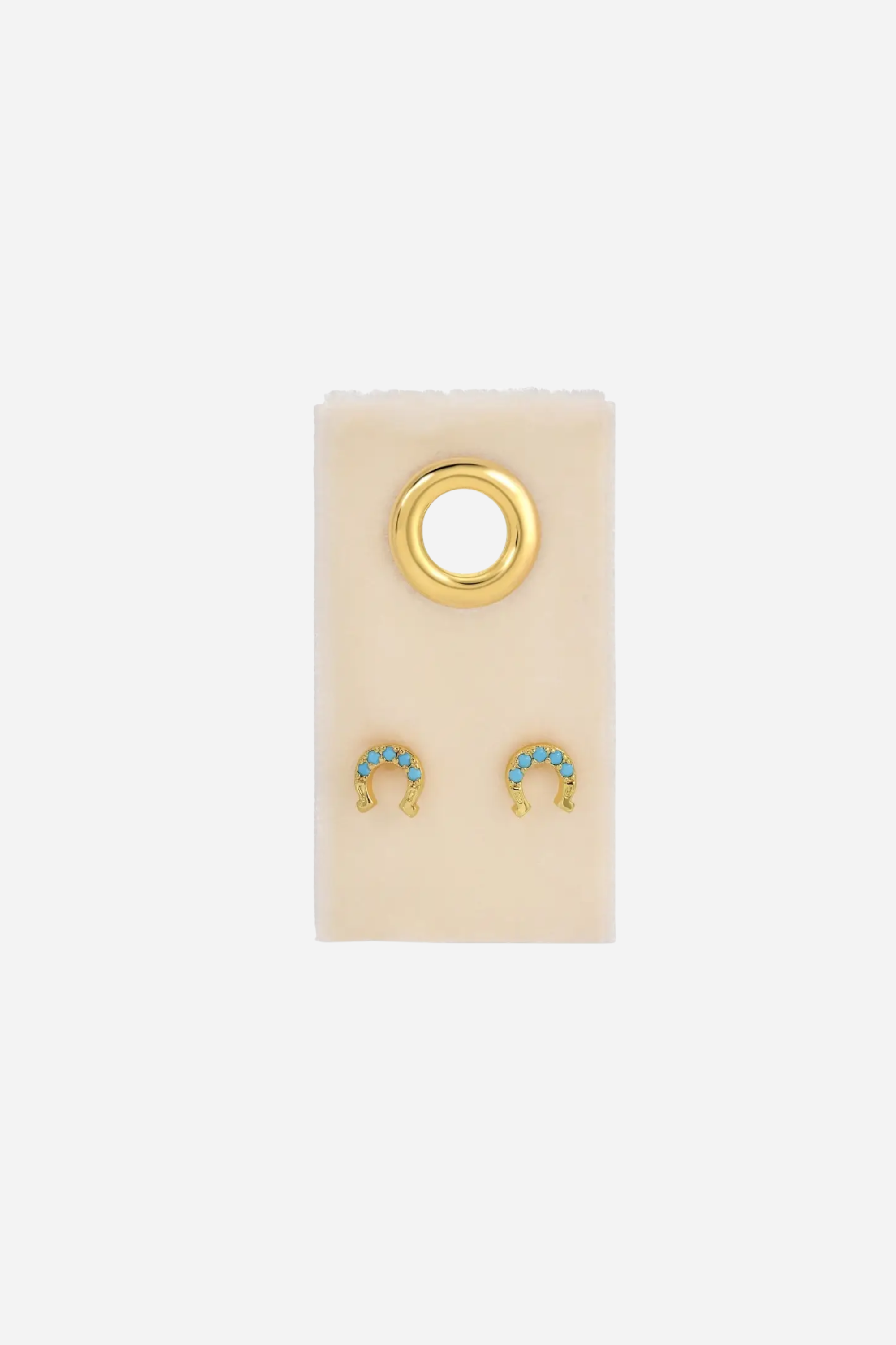 Montana Horseshoe Earring - Turquoise