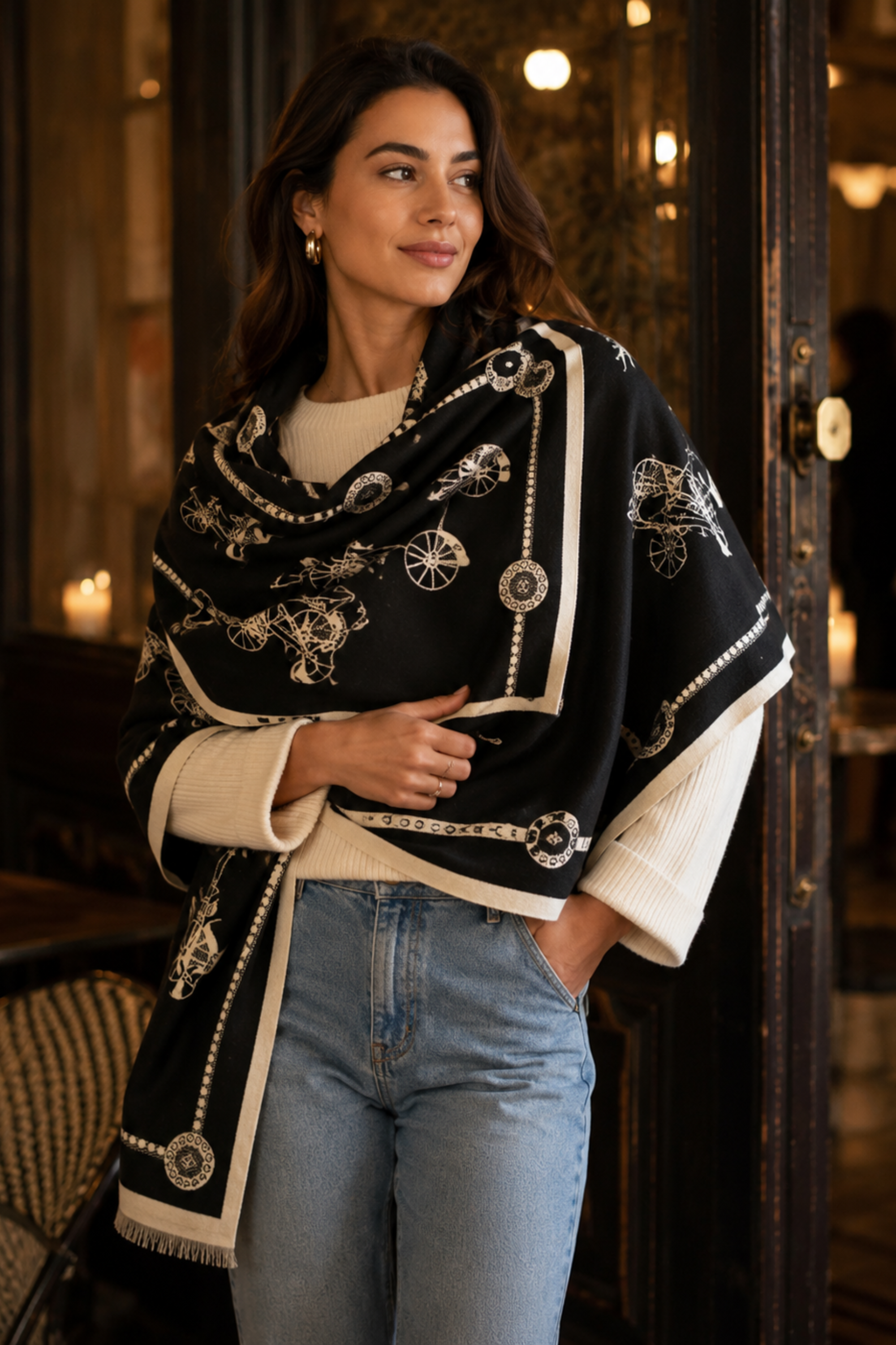 Montecito Scarf - Black