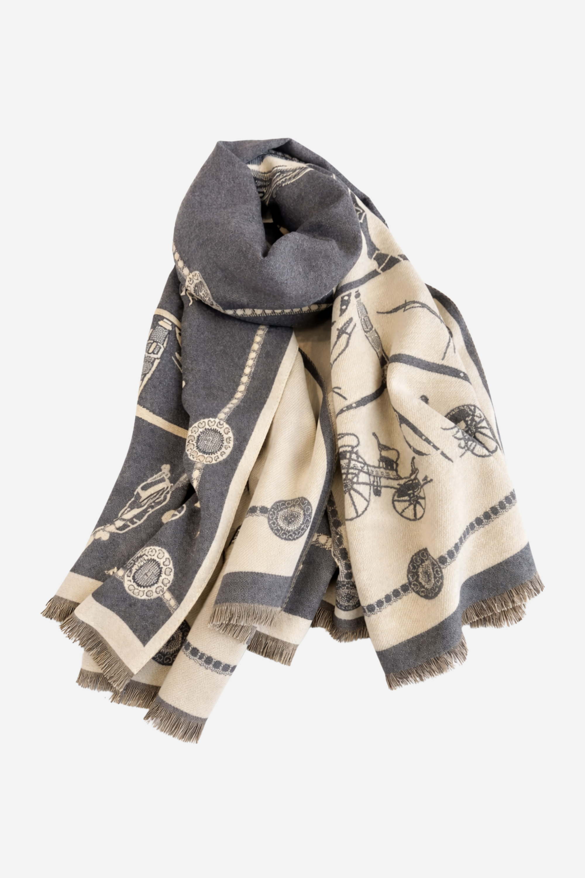 Montecito Scarf - Charcoal