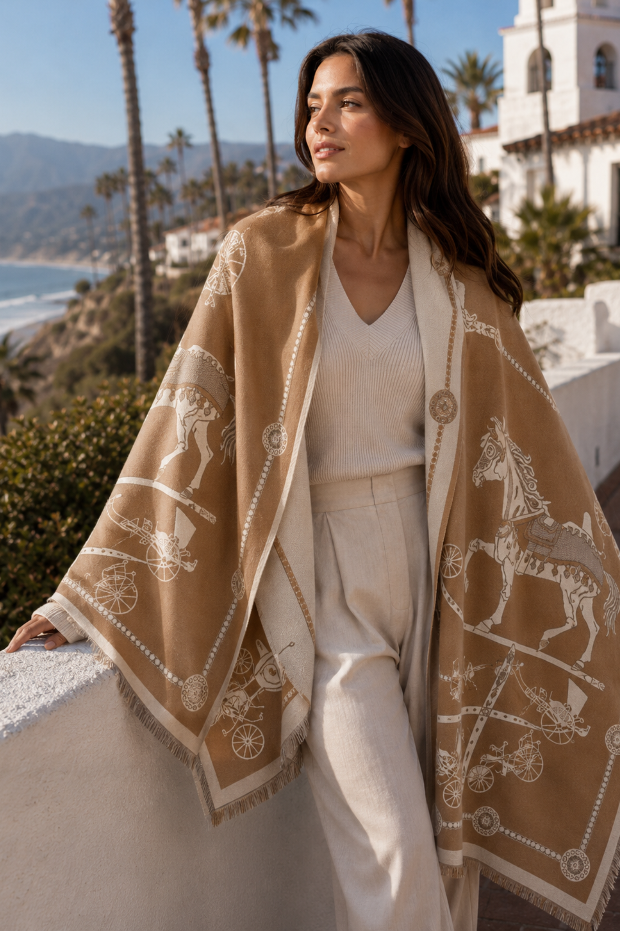 Montecito Scarf - Toffee