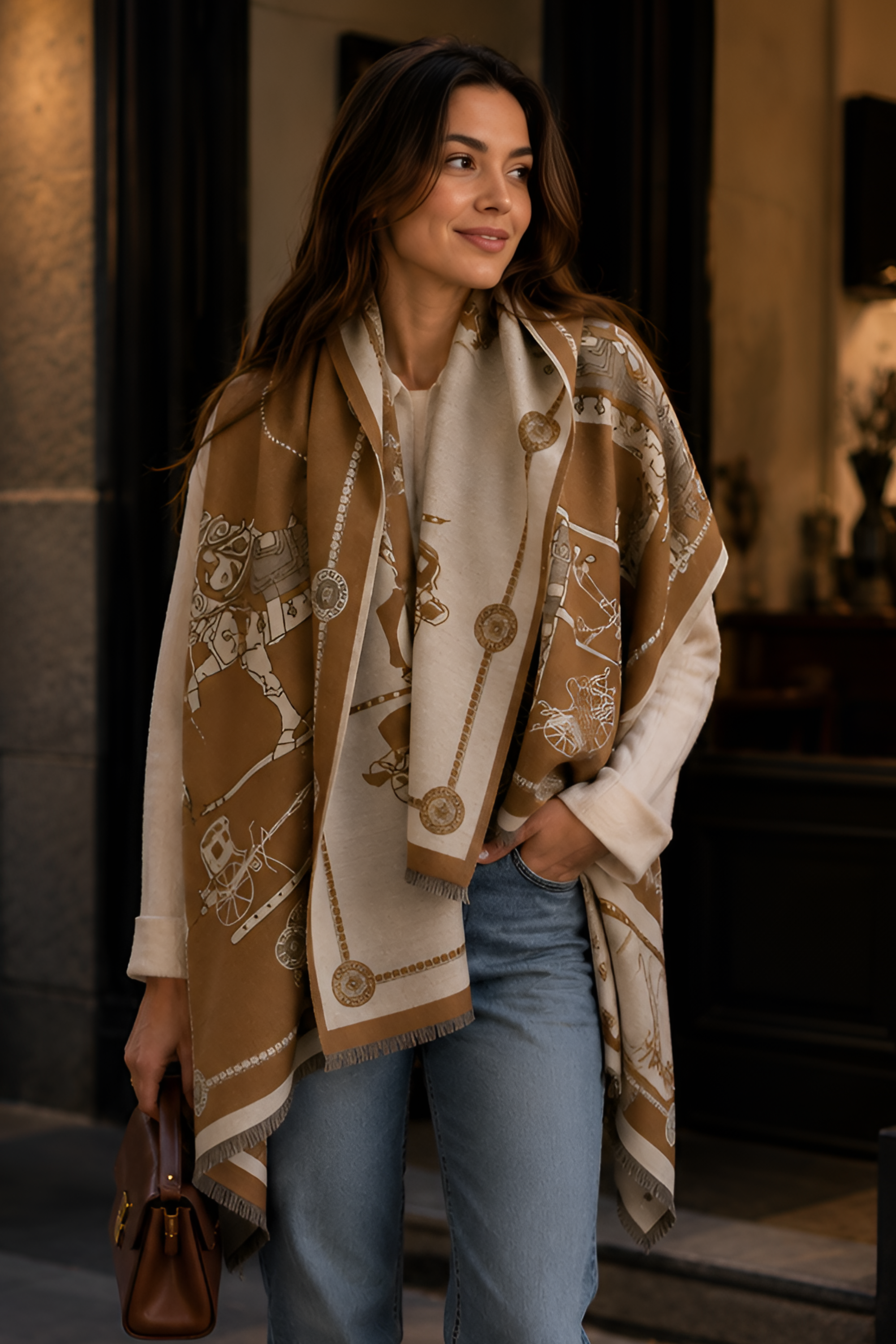 Montecito Scarf - Toffee