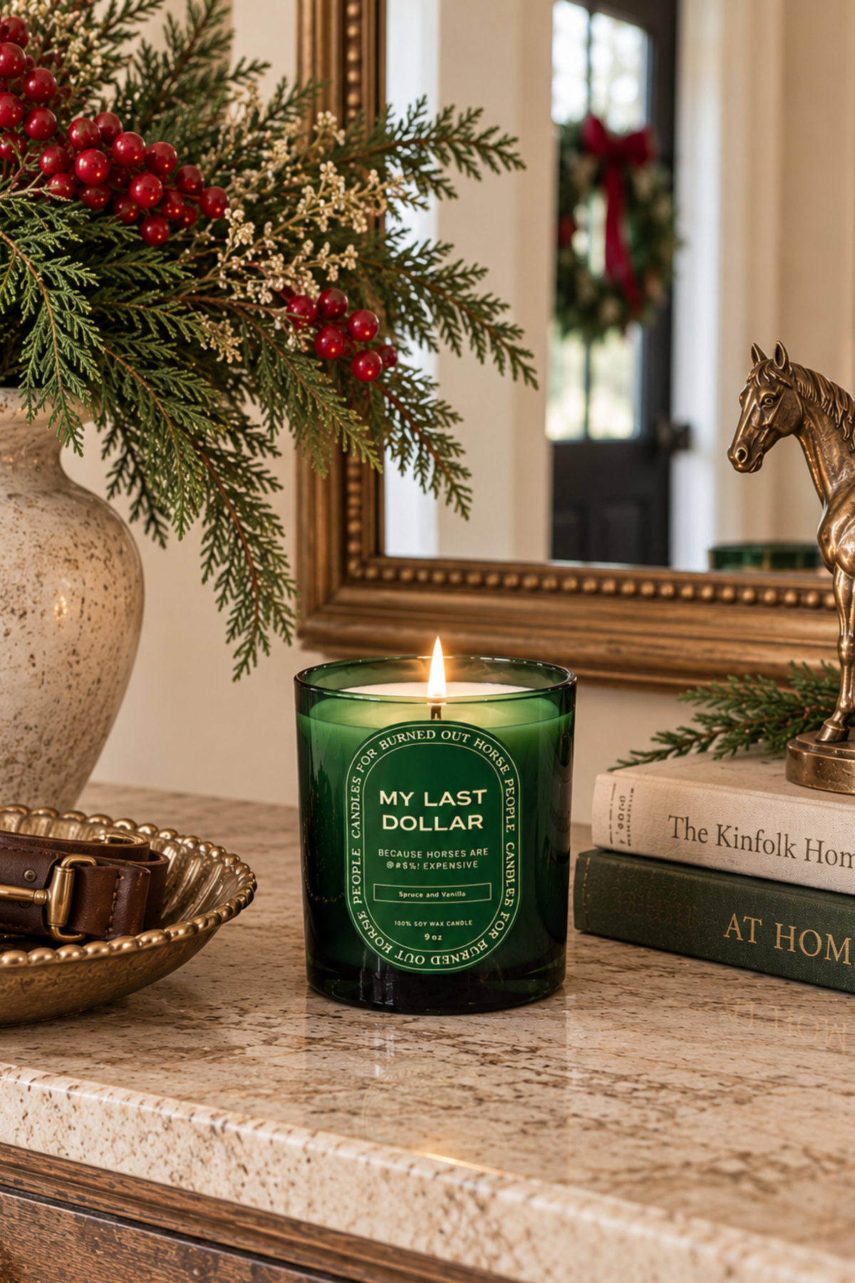 My Last Dollar Candle