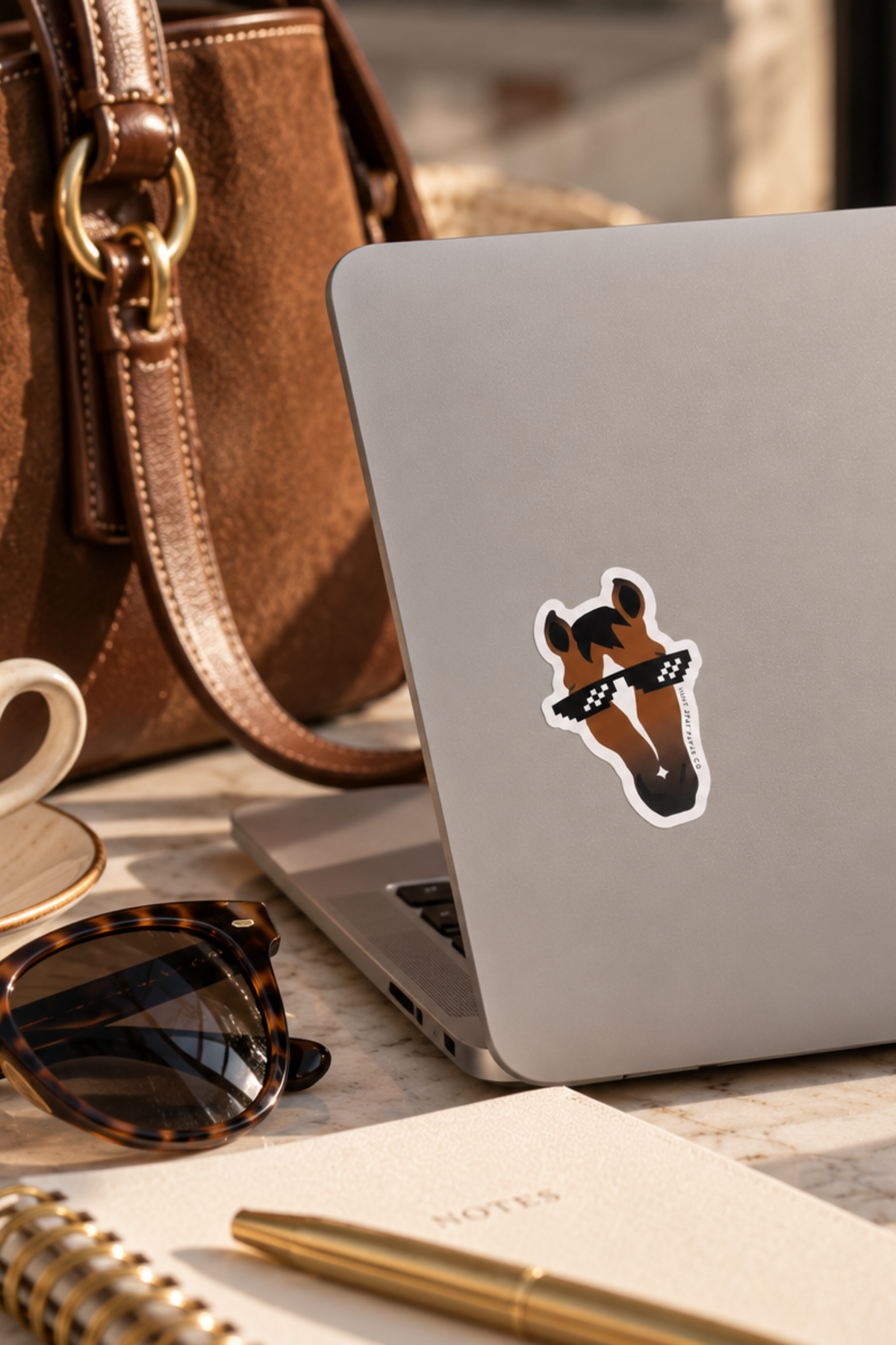 No Shade Horse Sticker