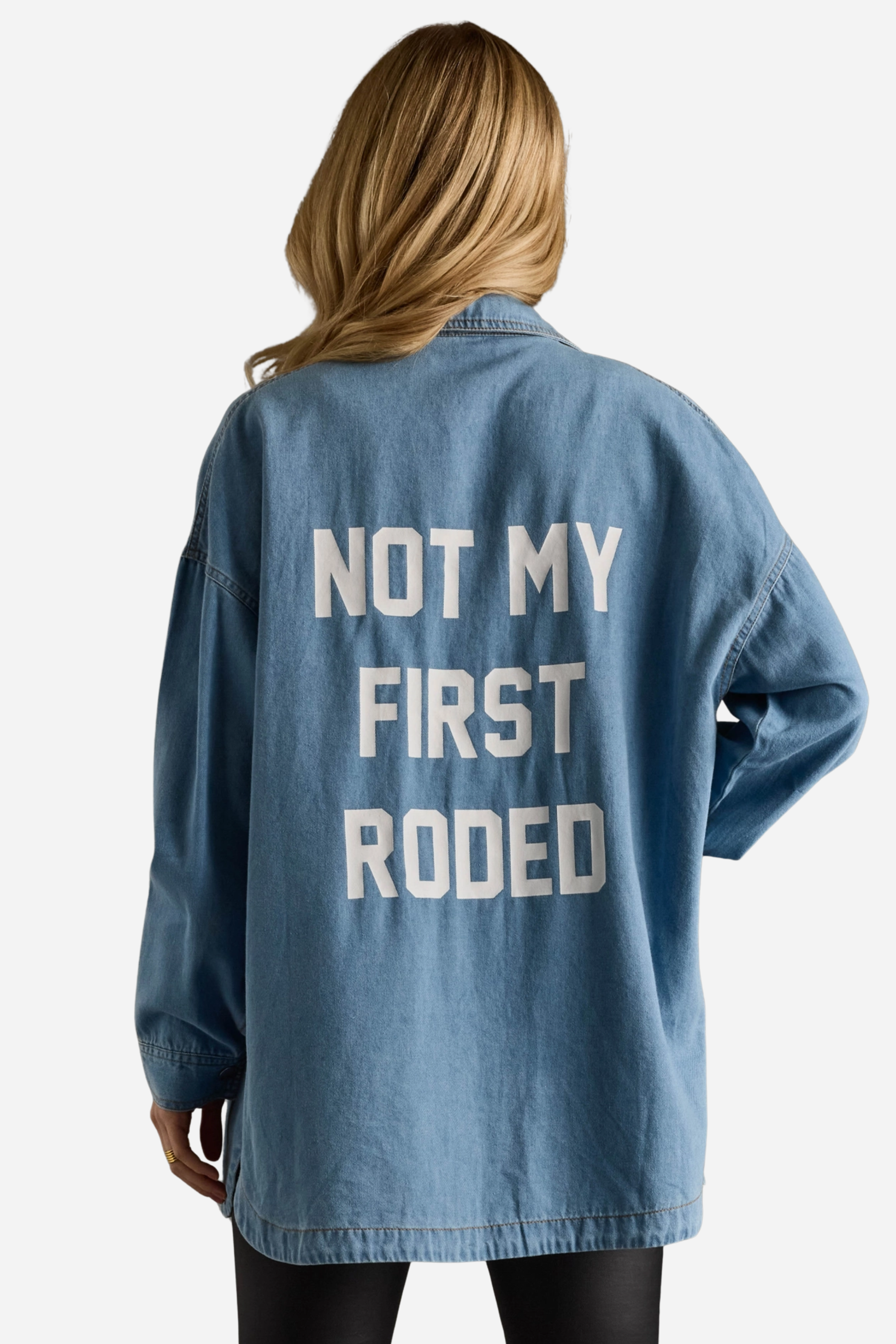 Not My First Rodeo Denim Shacket