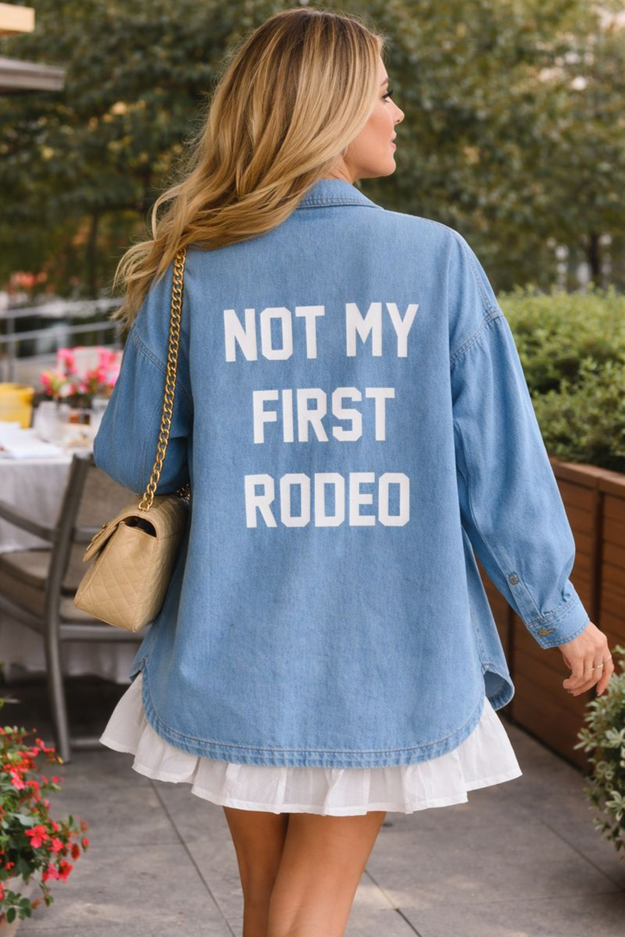 Not My First Rodeo Denim Shacket