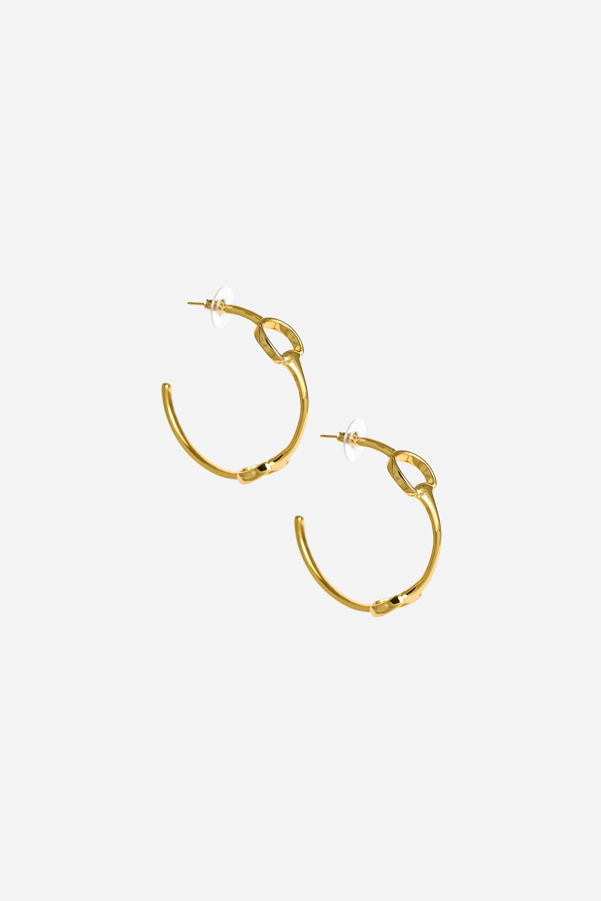 Olivia Snaffle Hoop Earring