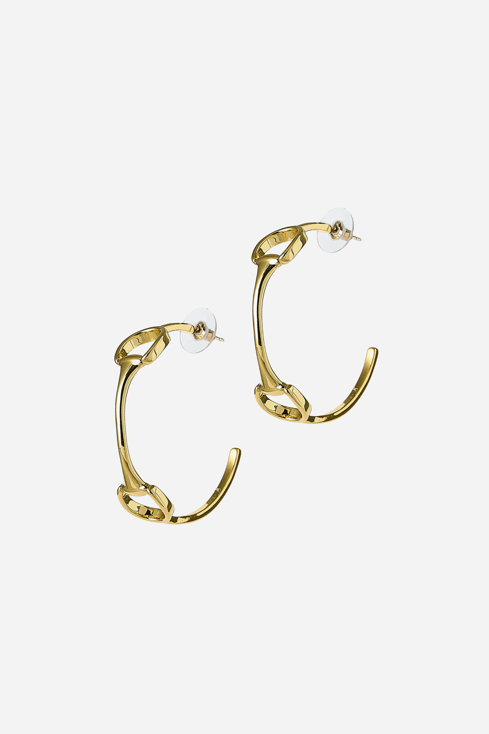 Olivia Snaffle Hoop Earrings