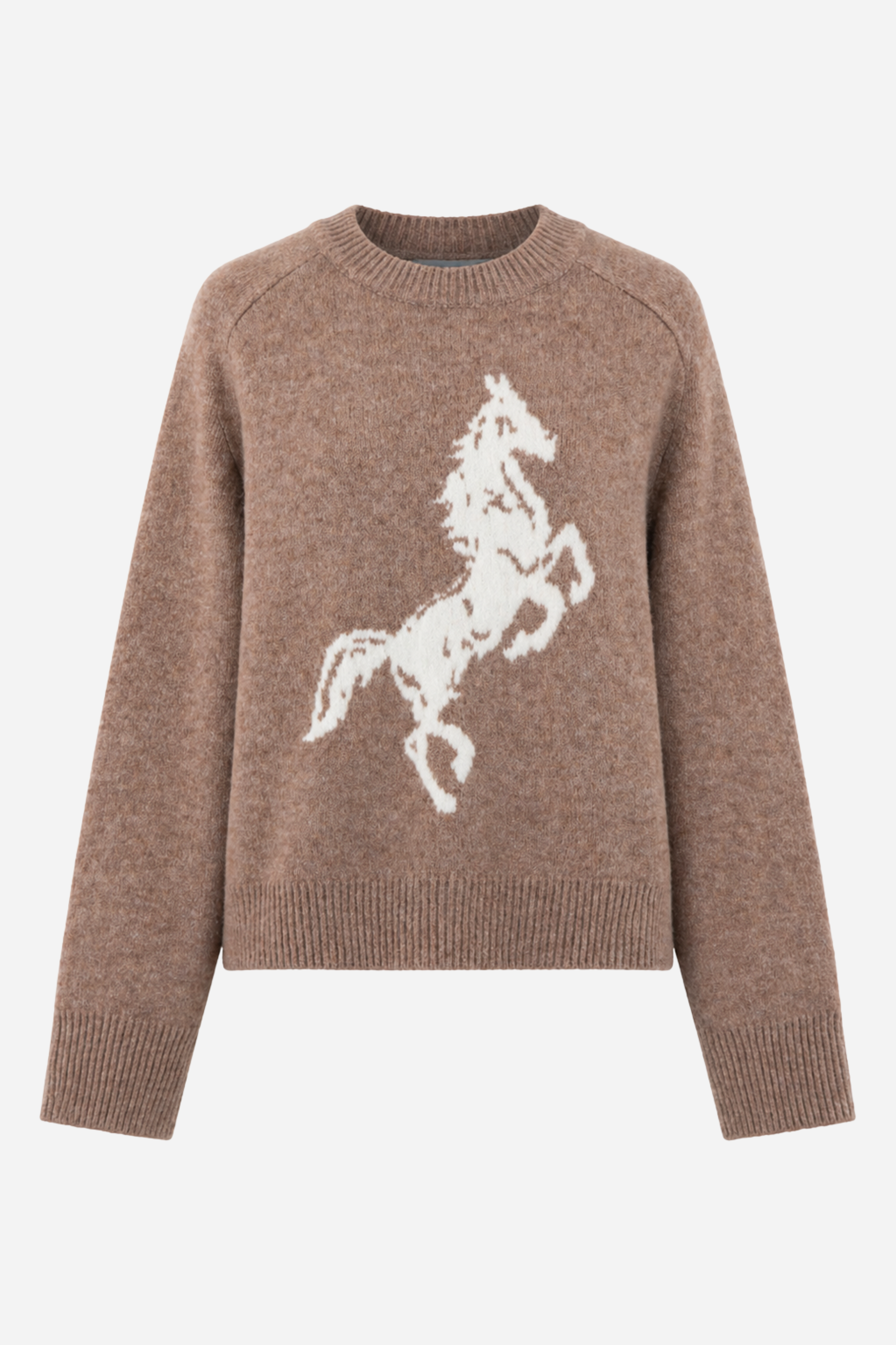 Paige Horse Sweater - Mocha