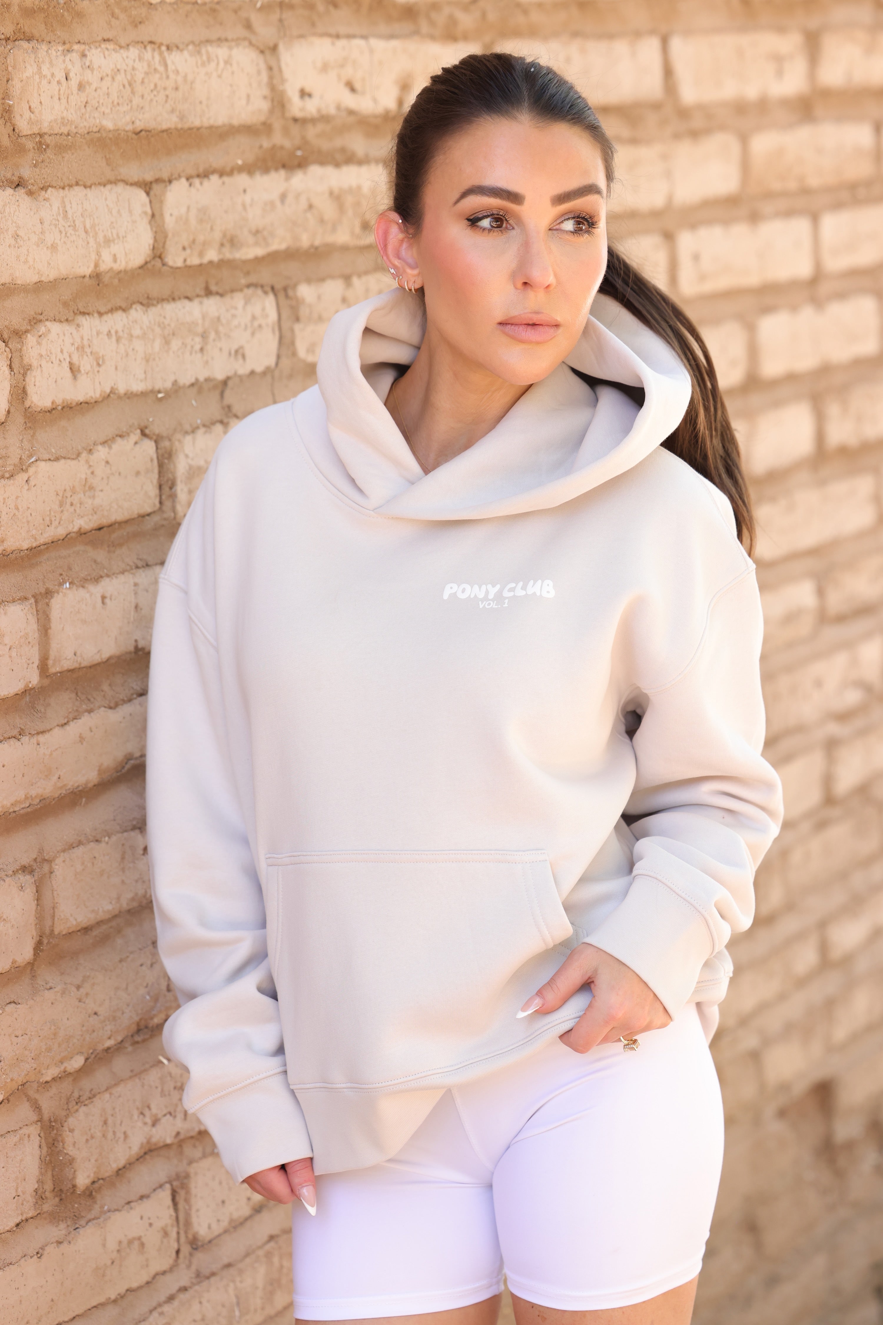 As Colour Pony Club Hoodie - Bone
